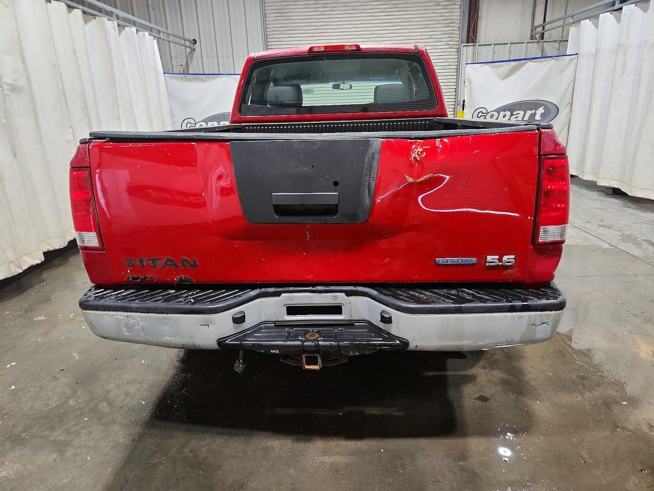 2008 Nissan Titan Xe Ffv Red vin: 1N6BA06A48N339653