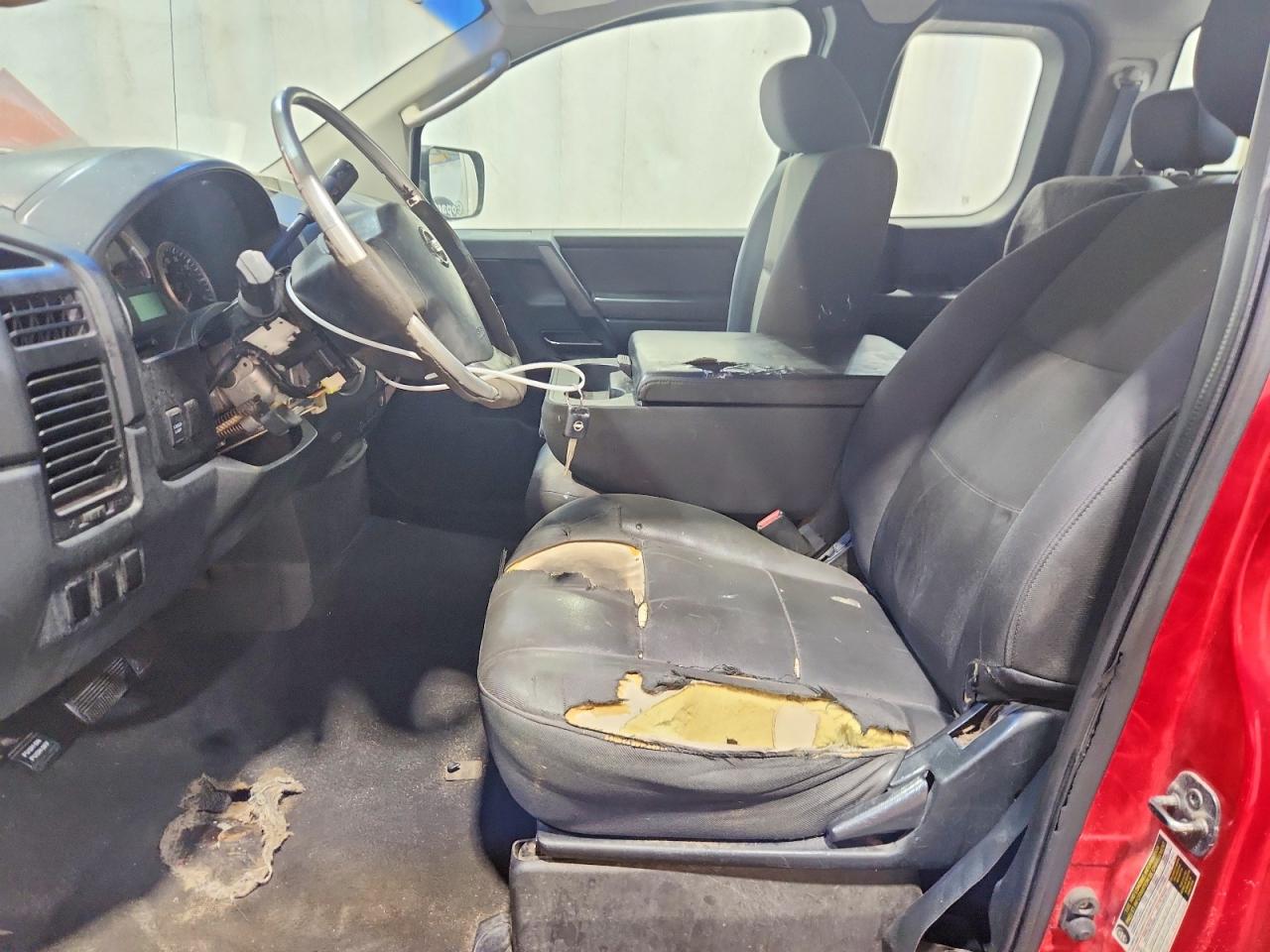 2008 Nissan Titan Xe Ffv Red vin: 1N6BA06A48N339653
