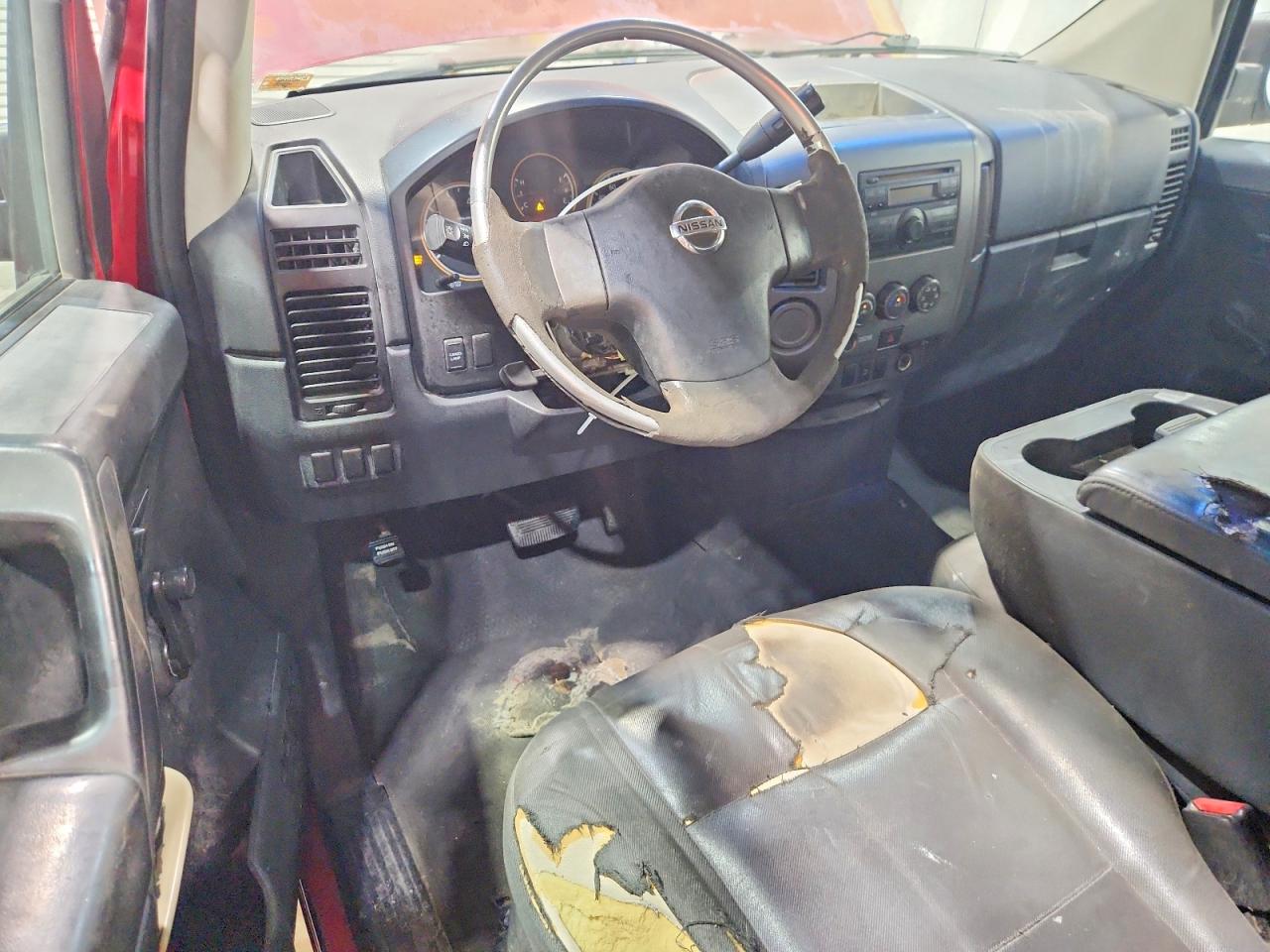 2008 Nissan Titan Xe Ffv Red vin: 1N6BA06A48N339653