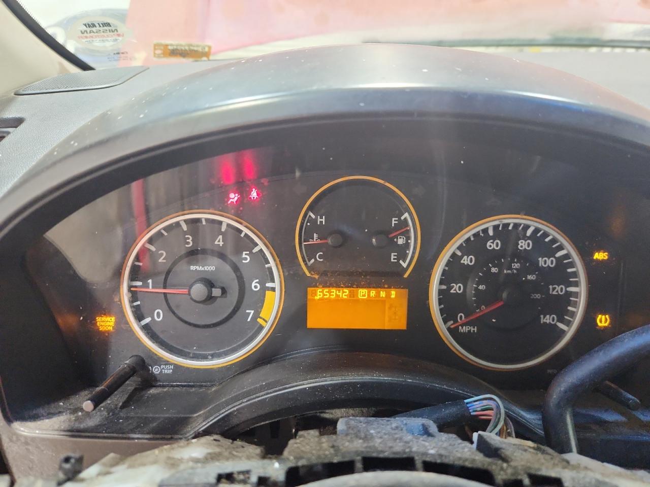 2008 Nissan Titan Xe Ffv Red vin: 1N6BA06A48N339653 Damage: Warning Light - Engine, On, Unacceptable