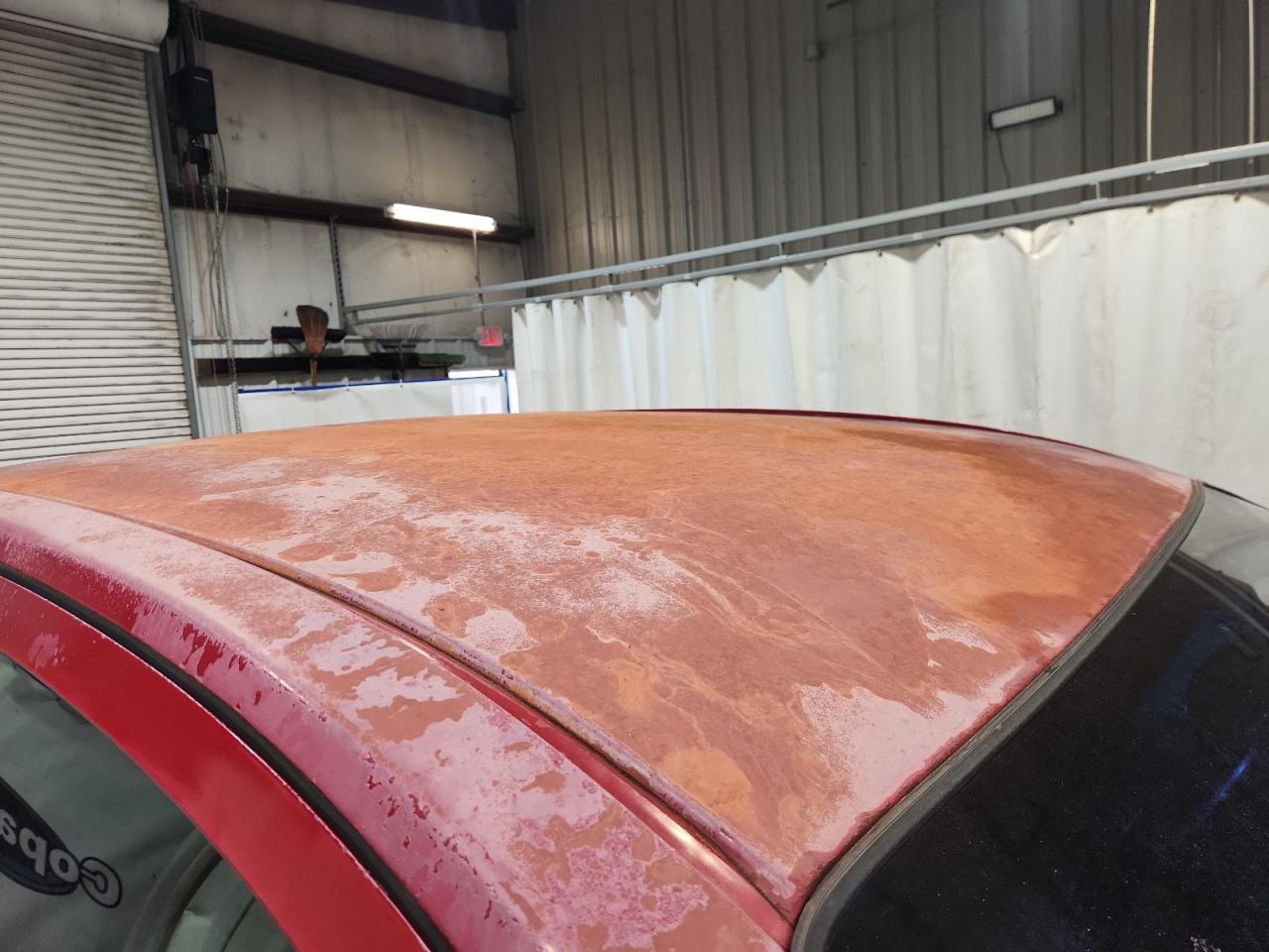 2008 Nissan Titan Xe Ffv Red vin: 1N6BA06A48N339653 Damage: Roof, Corrosion, > 12 Inches