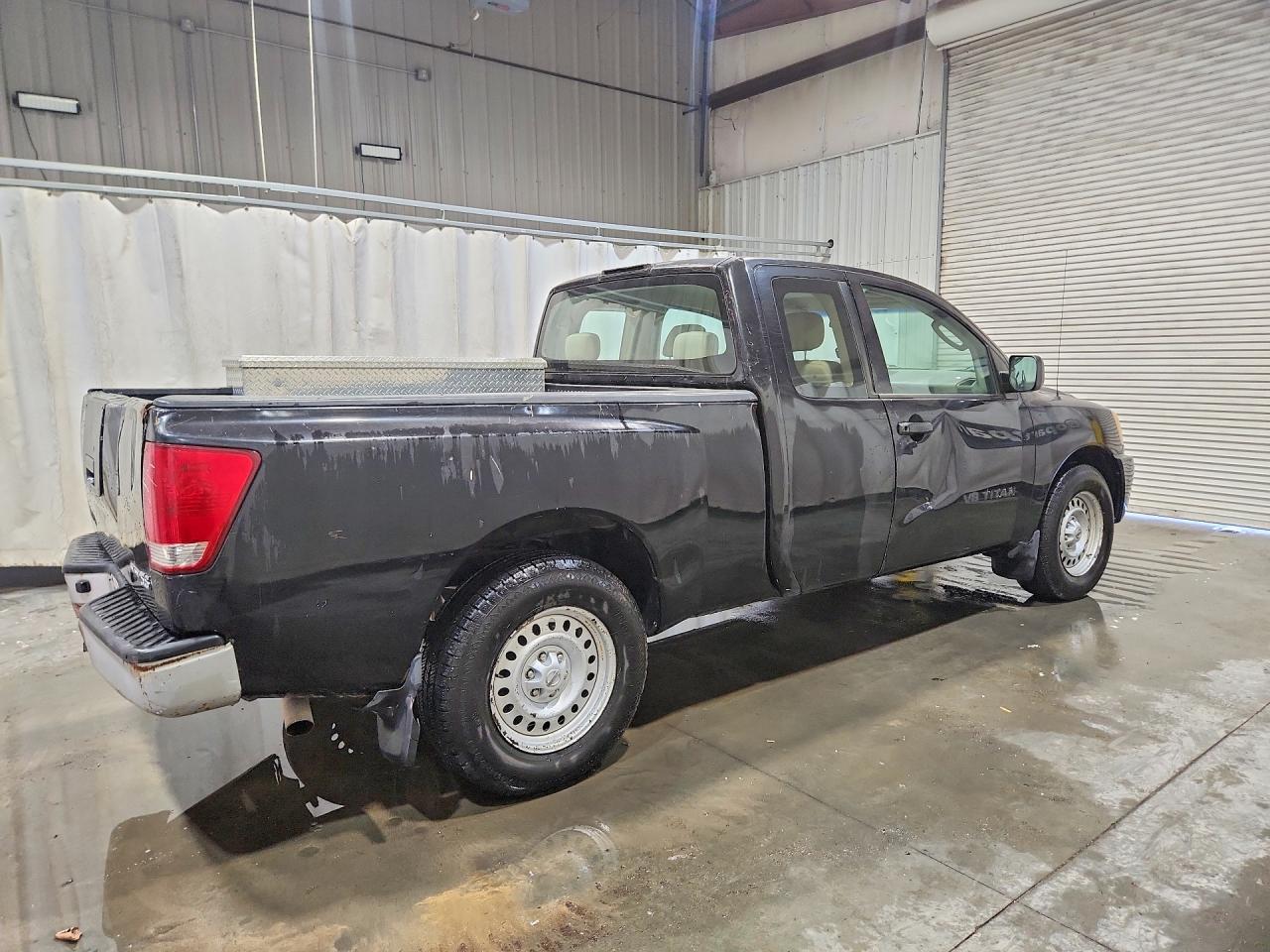 2008 Nissan Titan Xe Ffv Black vin: 1N6BA06A48N360650