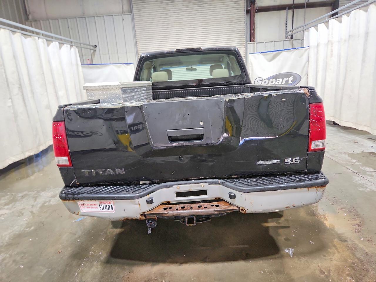 2008 Nissan Titan Xe Ffv Black vin: 1N6BA06A48N360650
