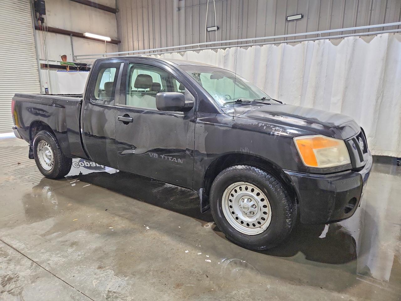 2008 Nissan Titan Xe Ffv Black vin: 1N6BA06A48N360650