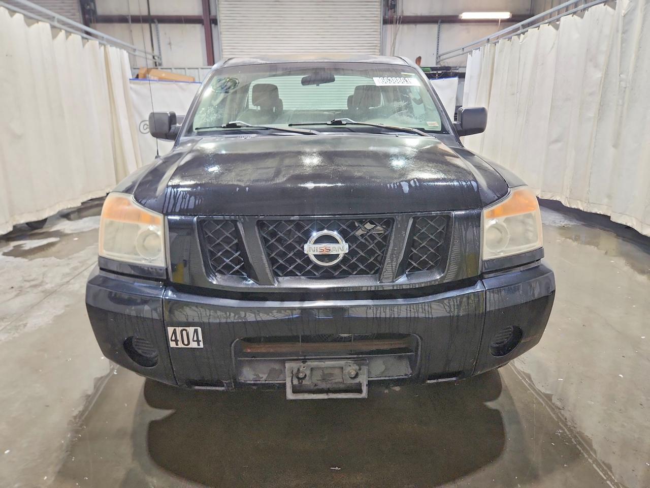 2008 Nissan Titan Xe Ffv Black vin: 1N6BA06A48N360650