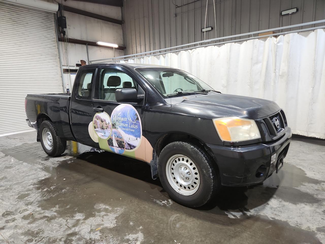2008 Nissan Titan Xe Ffv Black vin: 1N6BA06A48N360650 Damage: Overall Vehicle, De-Identify, Removal Required