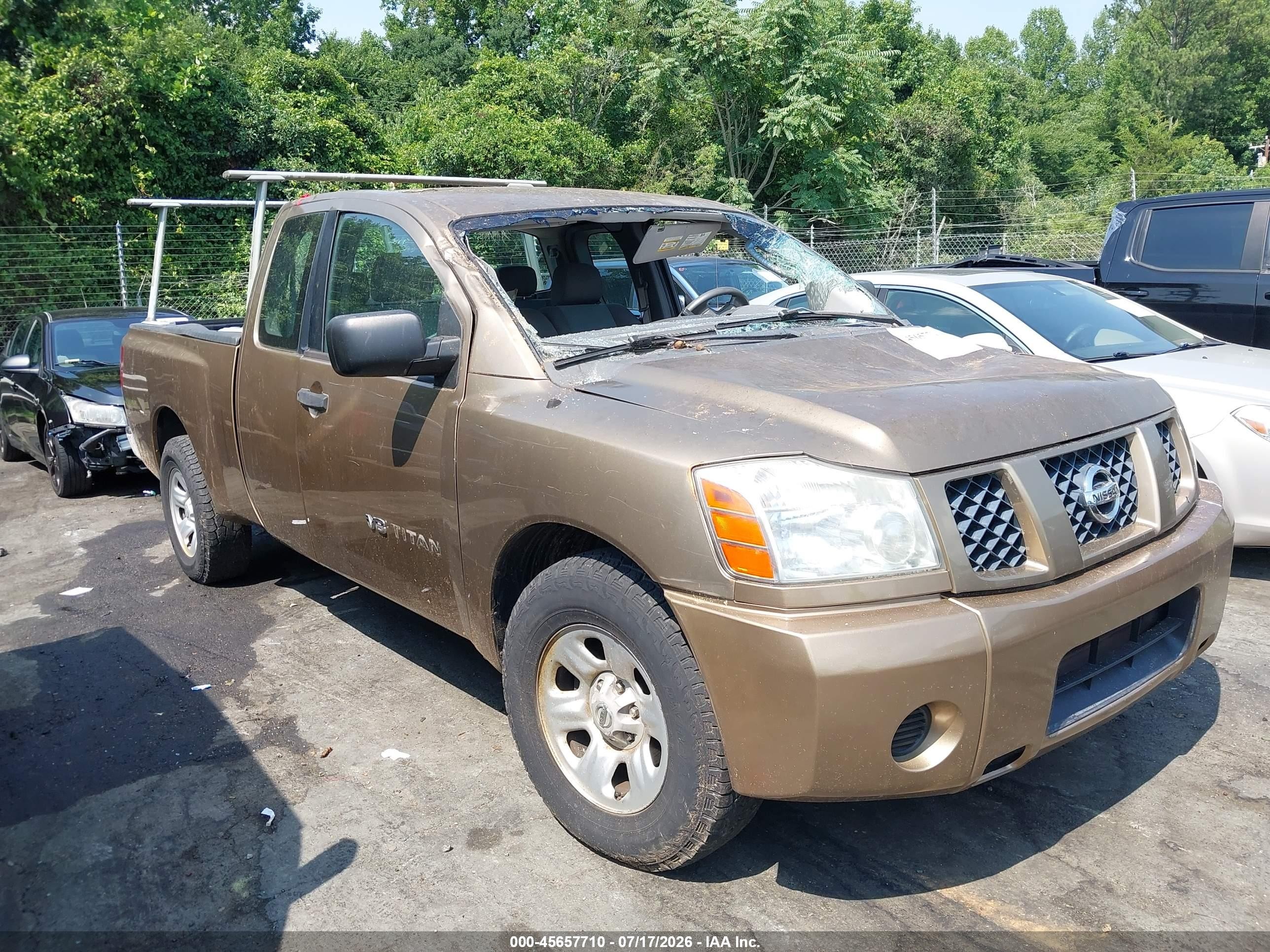 2005 Nissan Titan Xe Золотой vin: 1N6BA06A55N540716