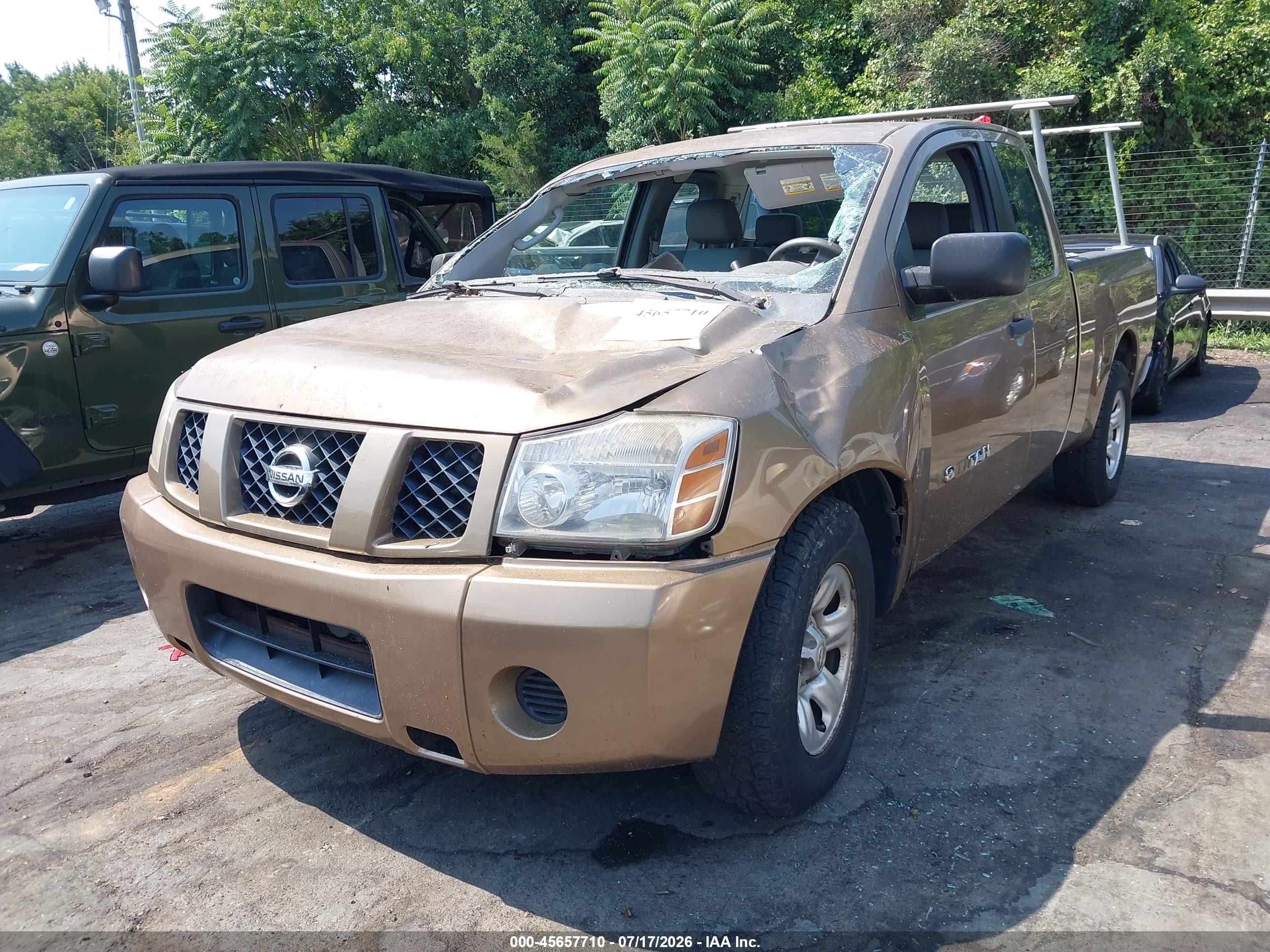 2005 Nissan Titan Xe Gold vin: 1N6BA06A55N540716