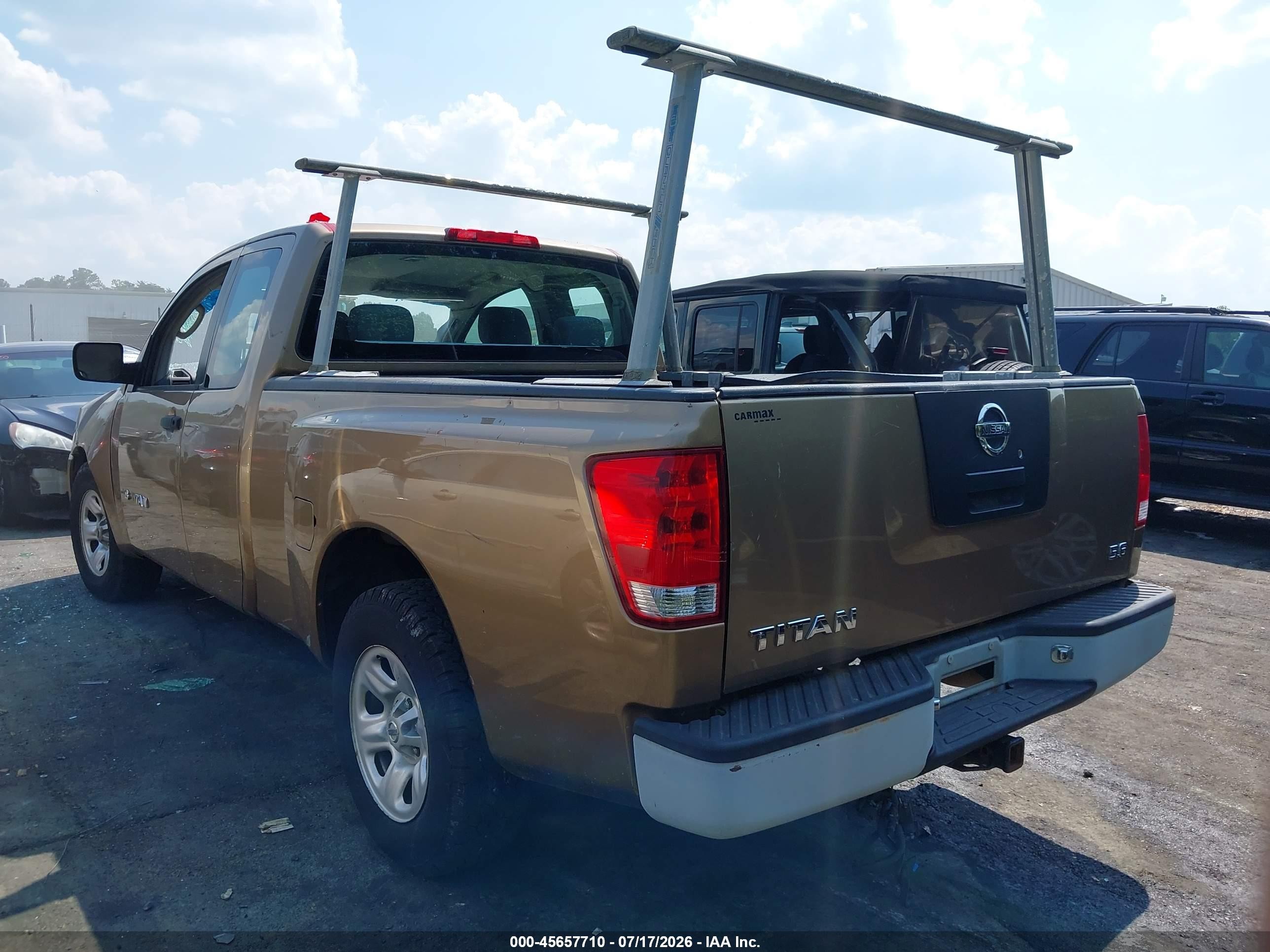 2005 Nissan Titan Xe Gold vin: 1N6BA06A55N540716