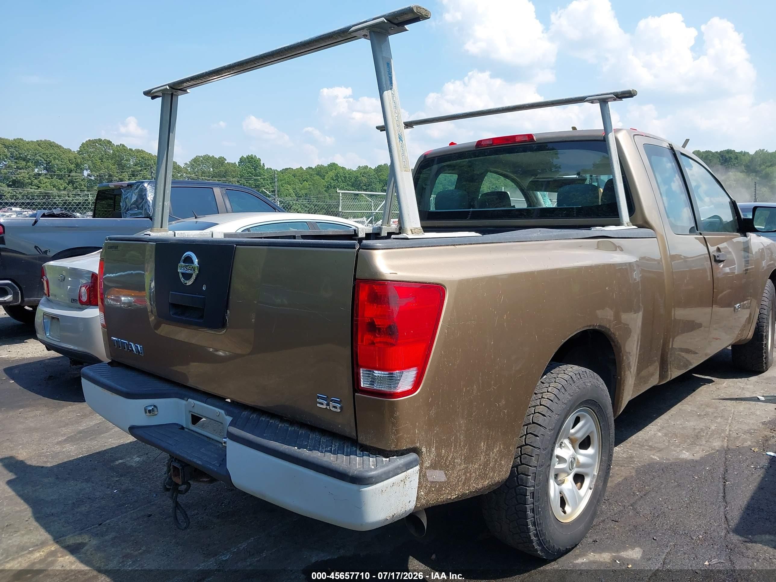 2005 Nissan Titan Xe Gold vin: 1N6BA06A55N540716