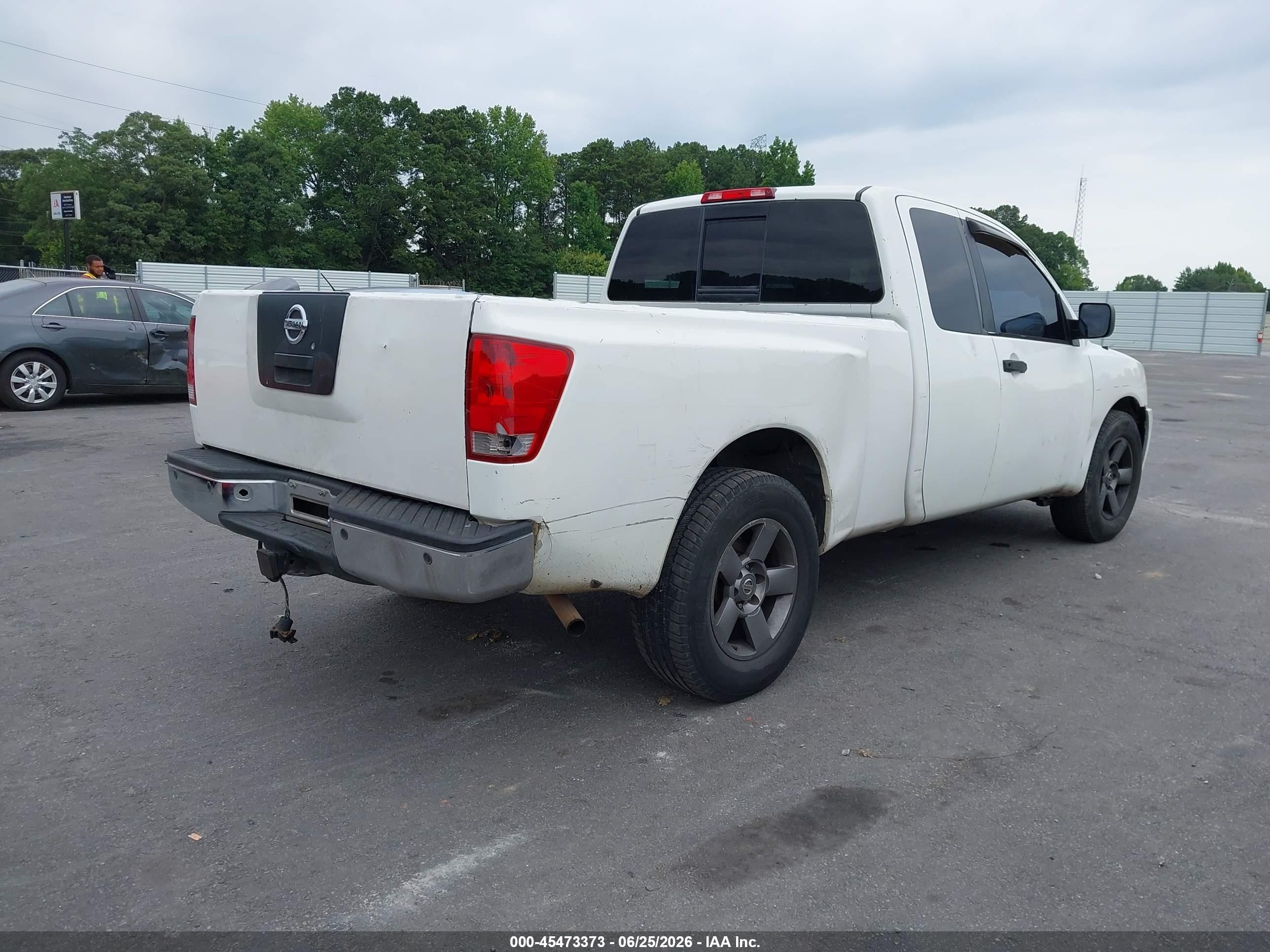 2005 Nissan Titan Xe Белый vin: 1N6BA06A55N567804