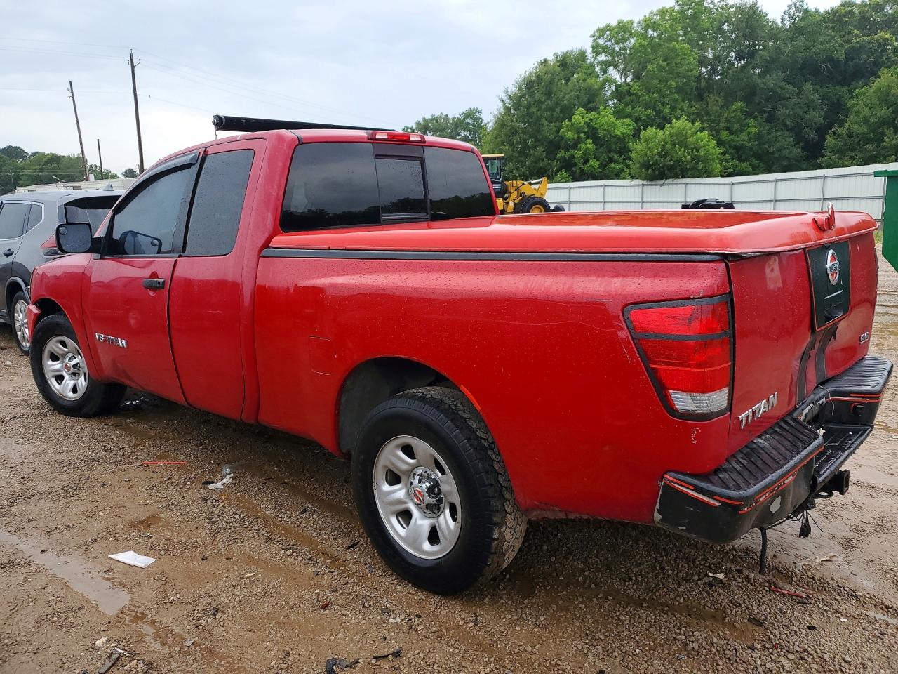 2007 Nissan Titan Xe Ffv Red vin: 1N6BA06A57N245666