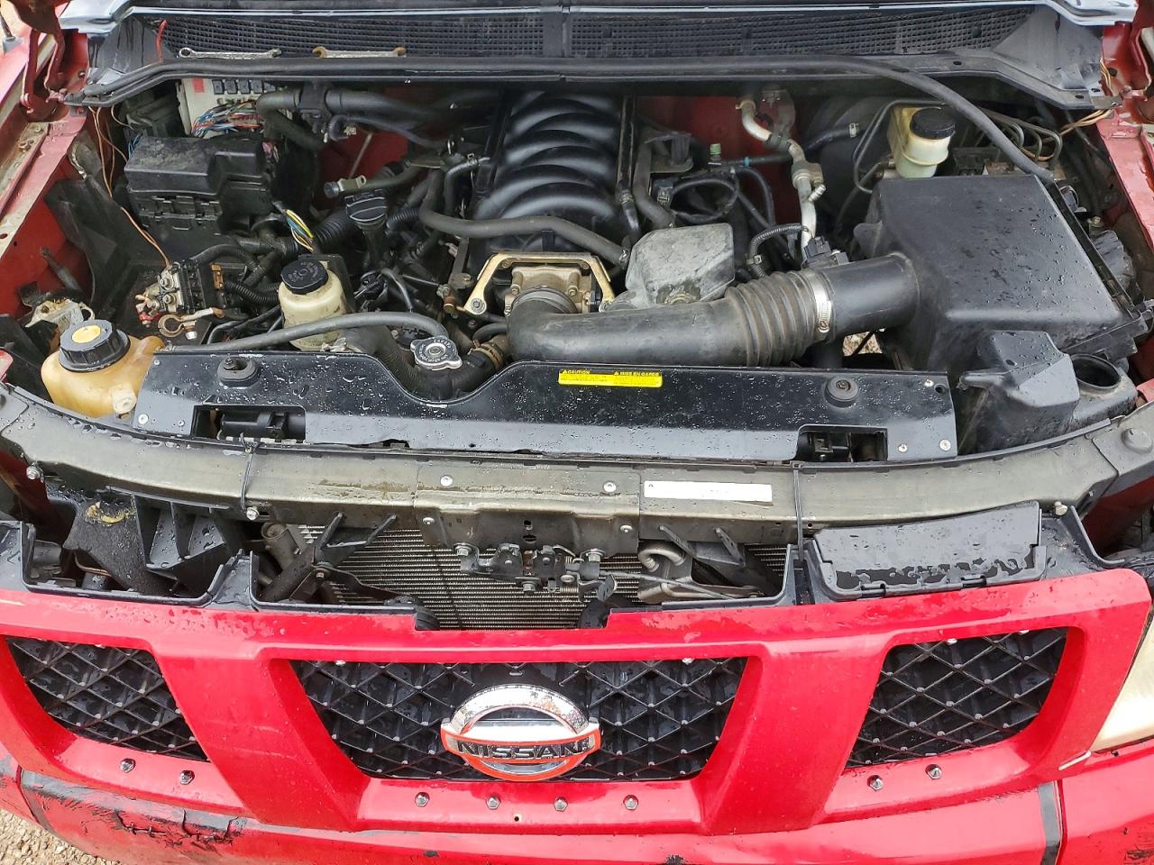 2007 Nissan Titan Xe Ffv Red vin: 1N6BA06A57N245666