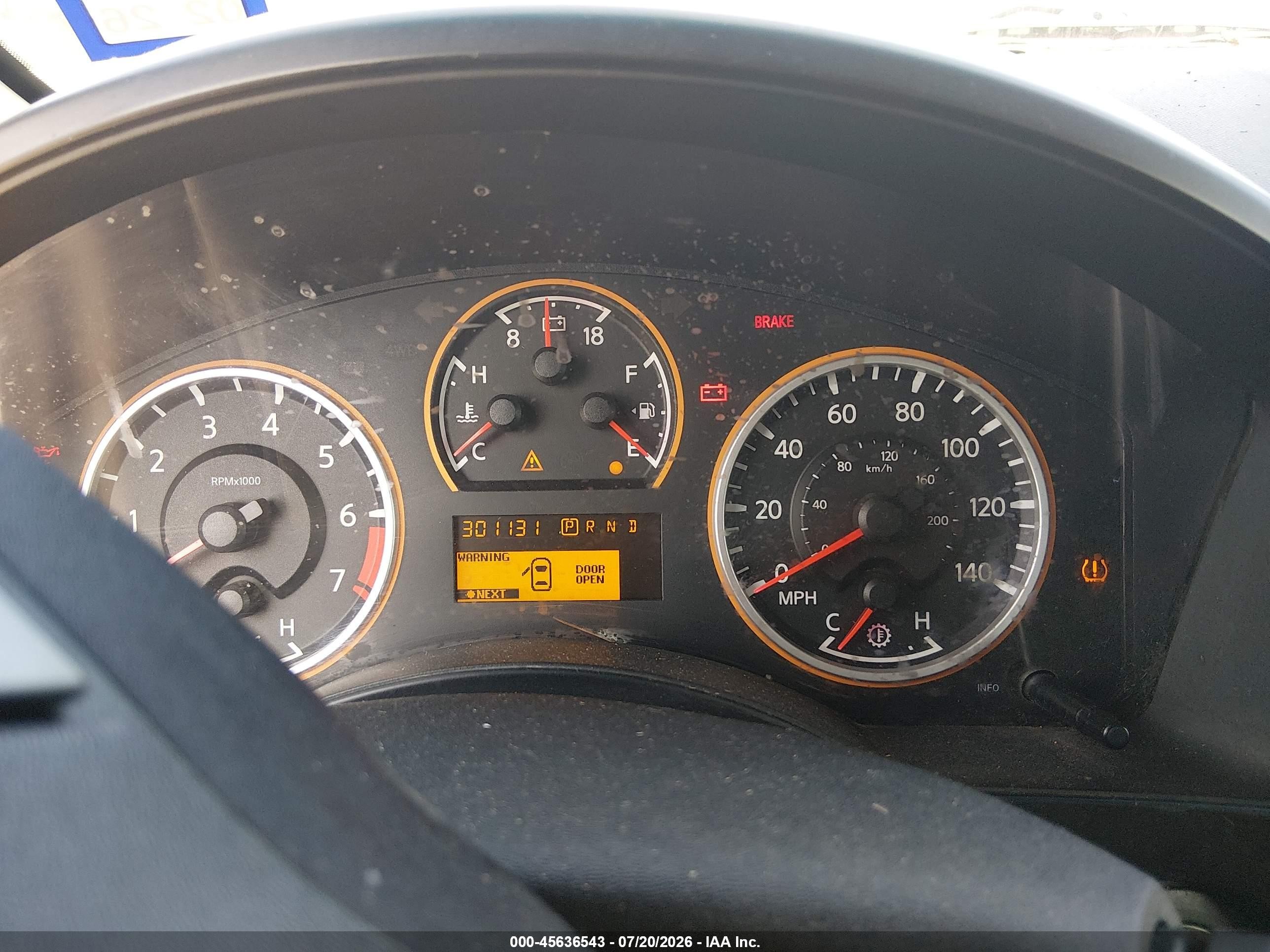 2008 Nissan Titan Se Red vin: 1N6BA06A58N328354