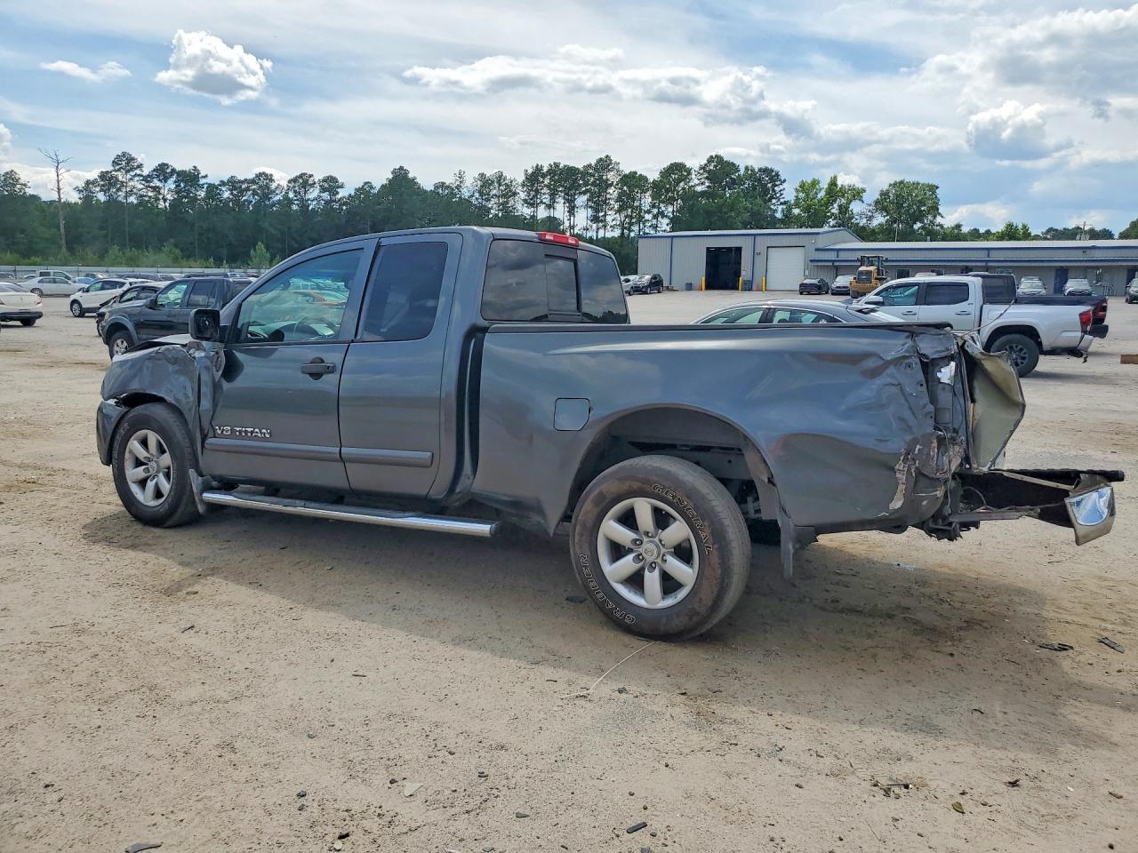 2008 Nissan Titan Xe Ffv Gray vin: 1N6BA06A58N330105
