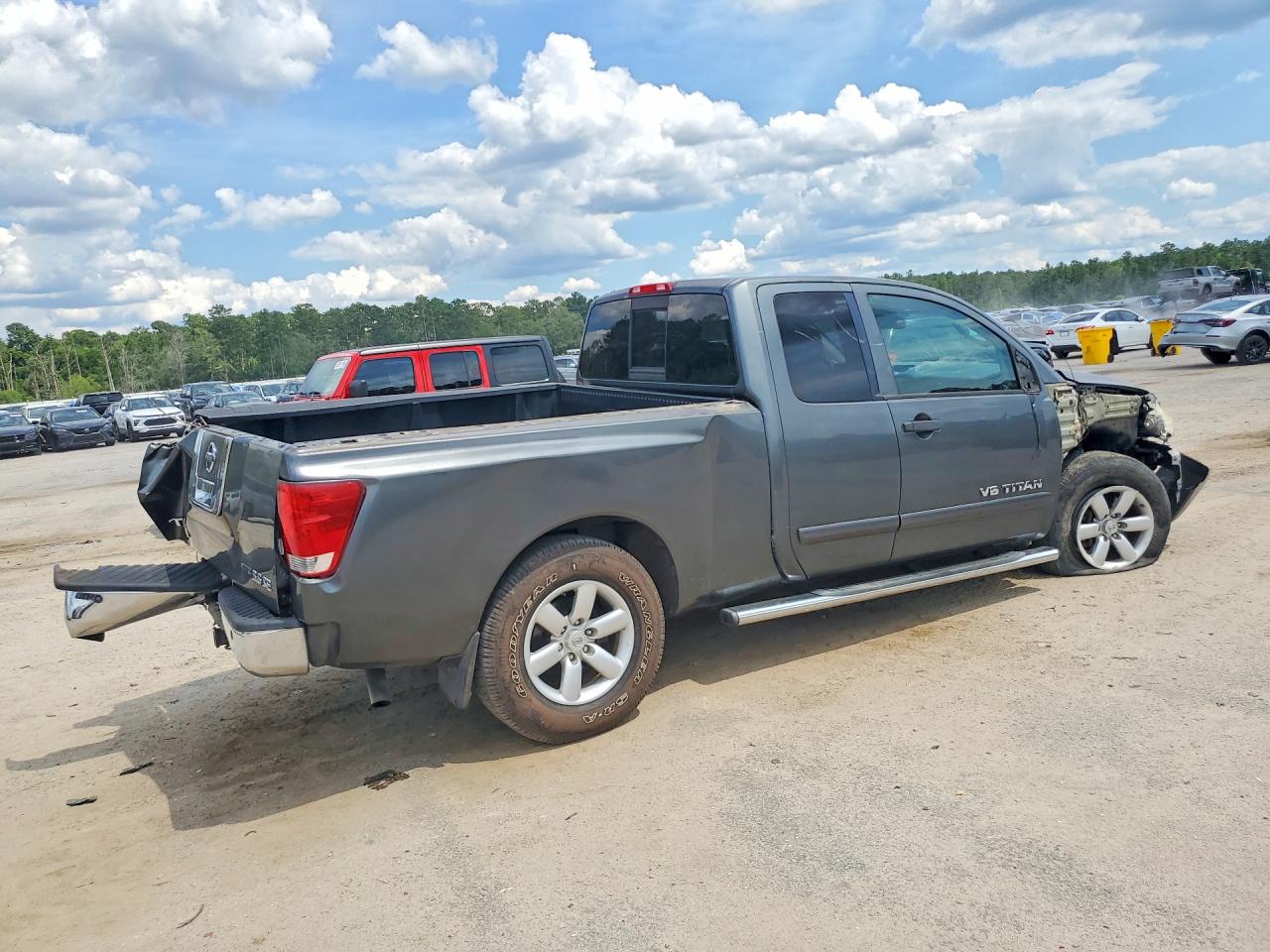 2008 Nissan Titan Xe Ffv Gray vin: 1N6BA06A58N330105