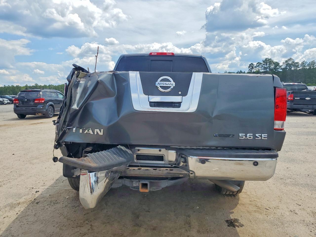 2008 Nissan Titan Xe Ffv Gray vin: 1N6BA06A58N330105