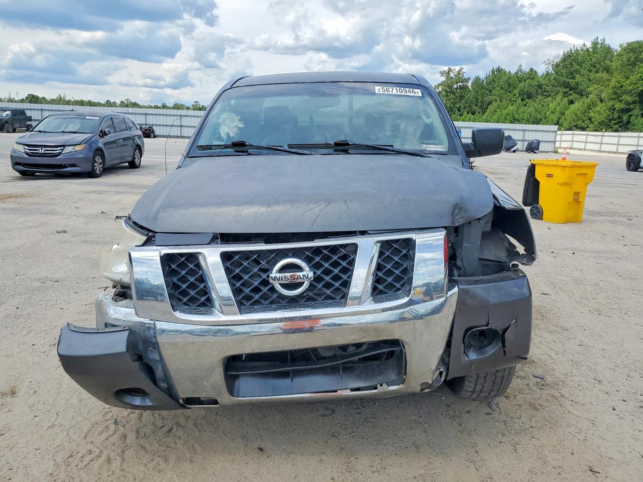 2008 Nissan Titan Xe Ffv Gray vin: 1N6BA06A58N330105