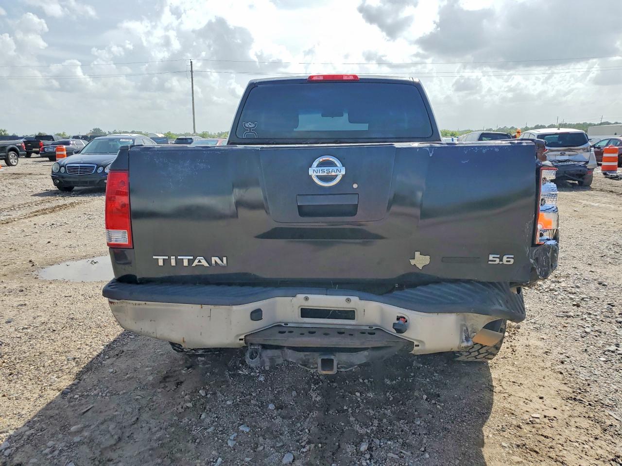 2008 Nissan Titan Xe/se/le Черный vin: 1N6BA06A58N340830