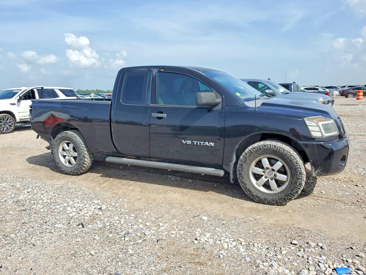 2008 Nissan Titan Xe/se/le Черный vin: 1N6BA06A58N340830