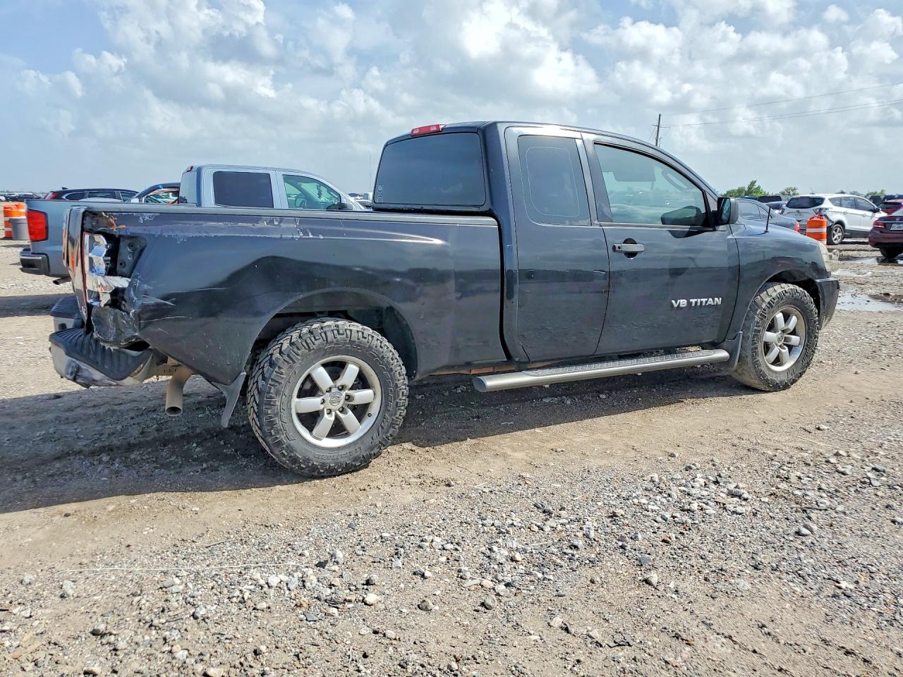 2008 Nissan Titan Xe/se/le Черный vin: 1N6BA06A58N340830