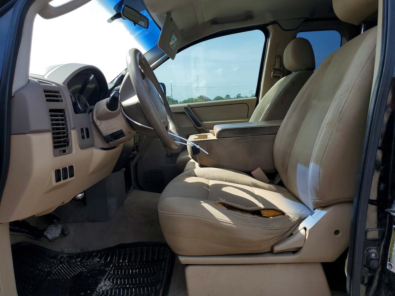 2008 Nissan Titan Xe/se/le Черный vin: 1N6BA06A58N340830