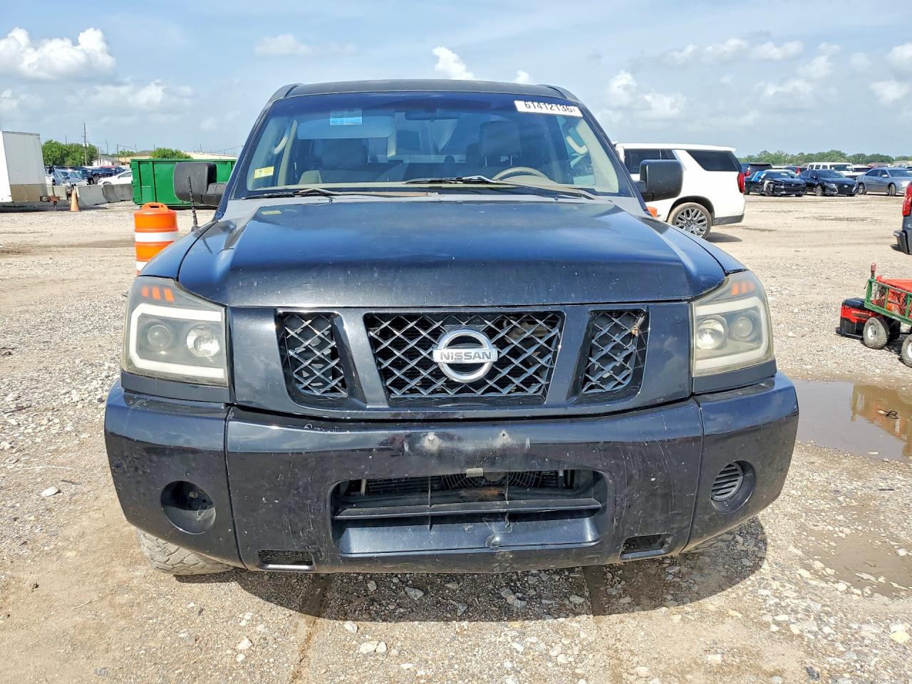 2008 Nissan Titan Xe/se/le Черный vin: 1N6BA06A58N340830