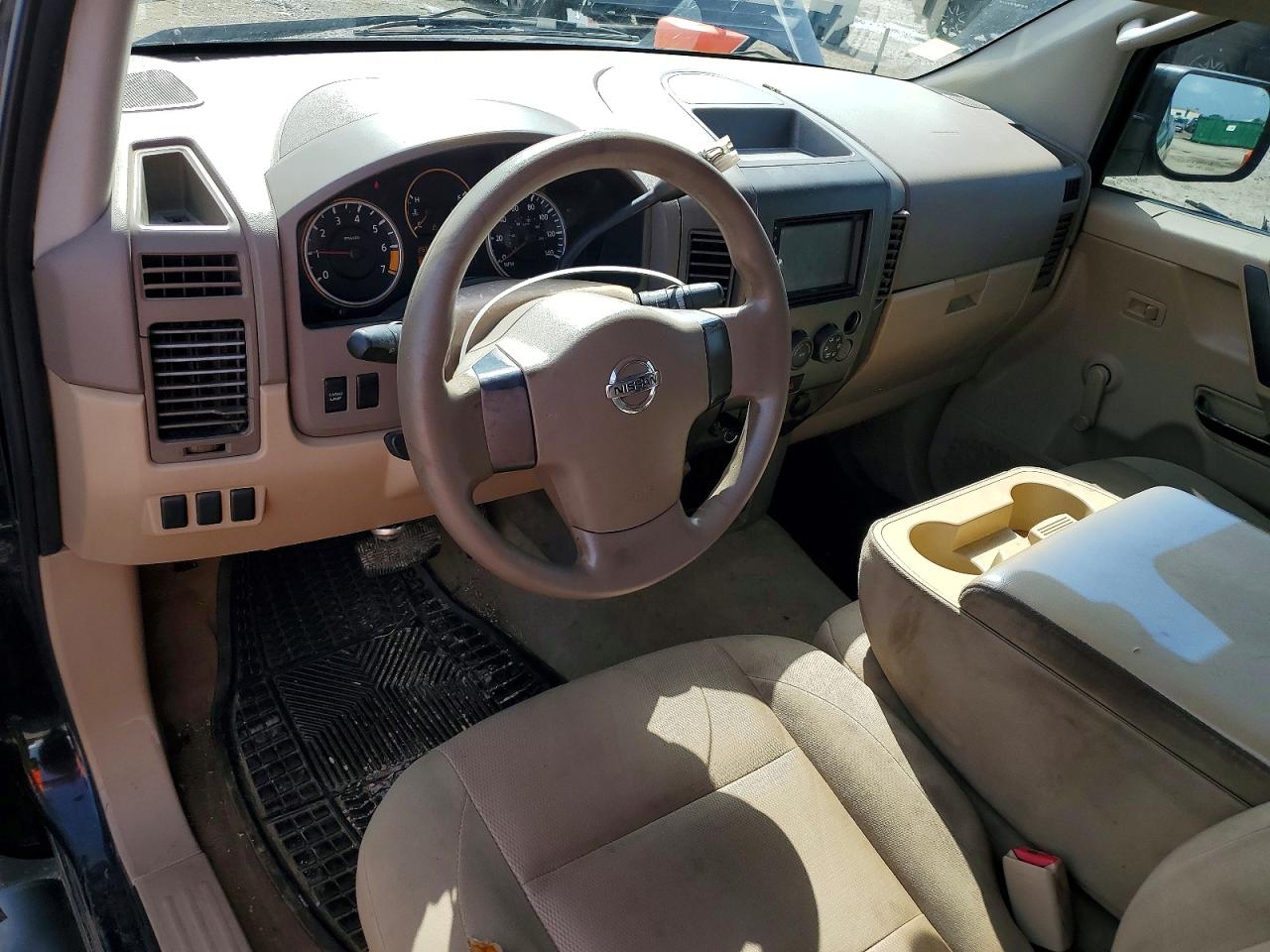2008 Nissan Titan Xe/se/le Черный vin: 1N6BA06A58N340830