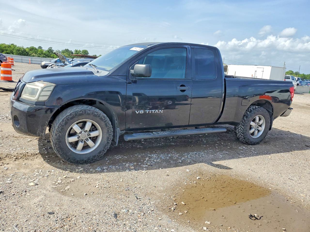 2008 Nissan Titan Xe/se/le Черный vin: 1N6BA06A58N340830