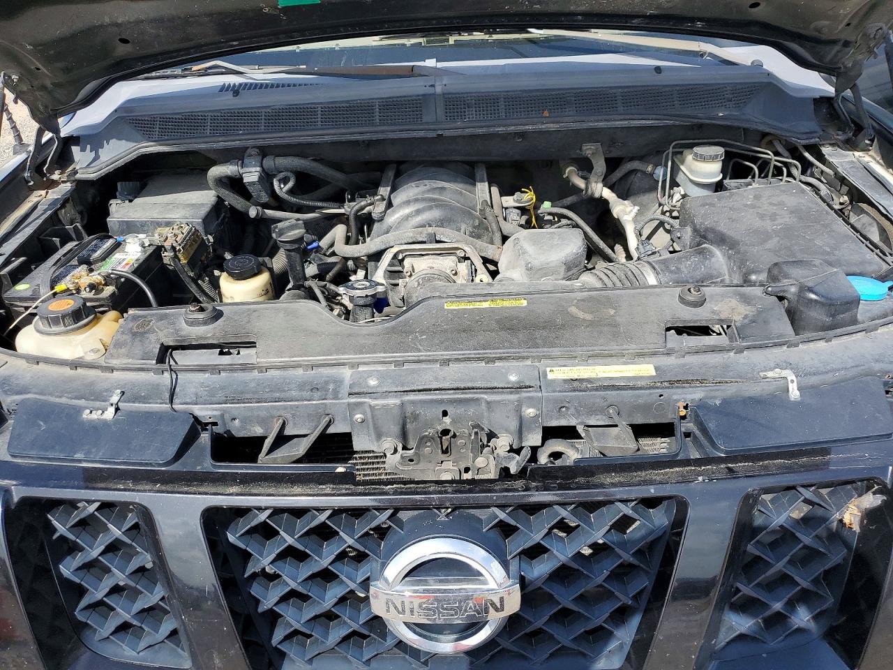 2008 Nissan Titan Xe/se/le Черный vin: 1N6BA06A58N340830