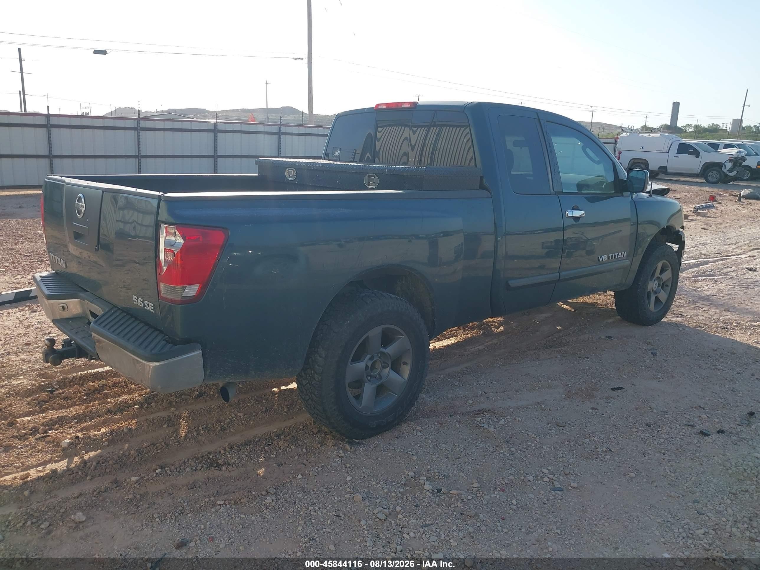 2005 Nissan Titan Se Blue vin: 1N6BA06A65N518370