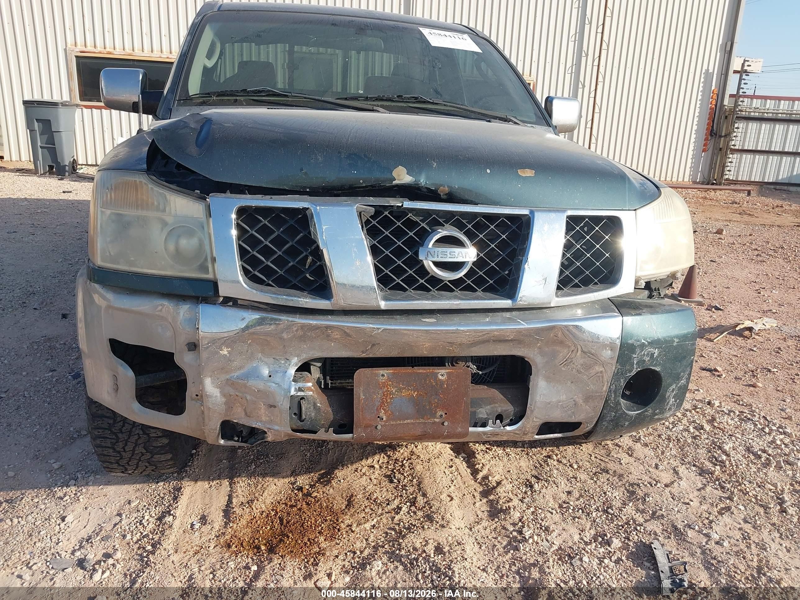 2005 Nissan Titan Se Blue vin: 1N6BA06A65N518370