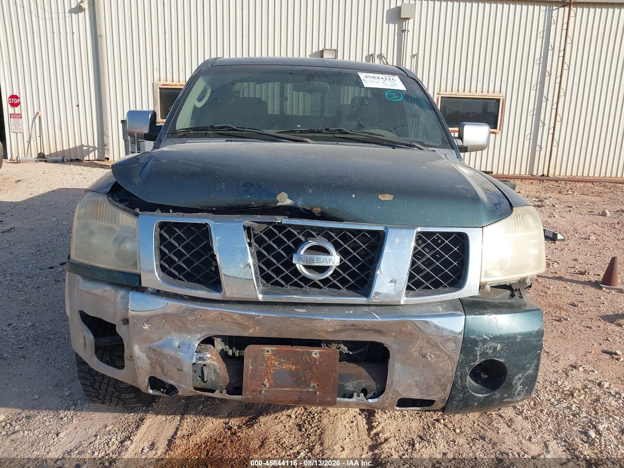 2005 Nissan Titan Se Blue vin: 1N6BA06A65N518370