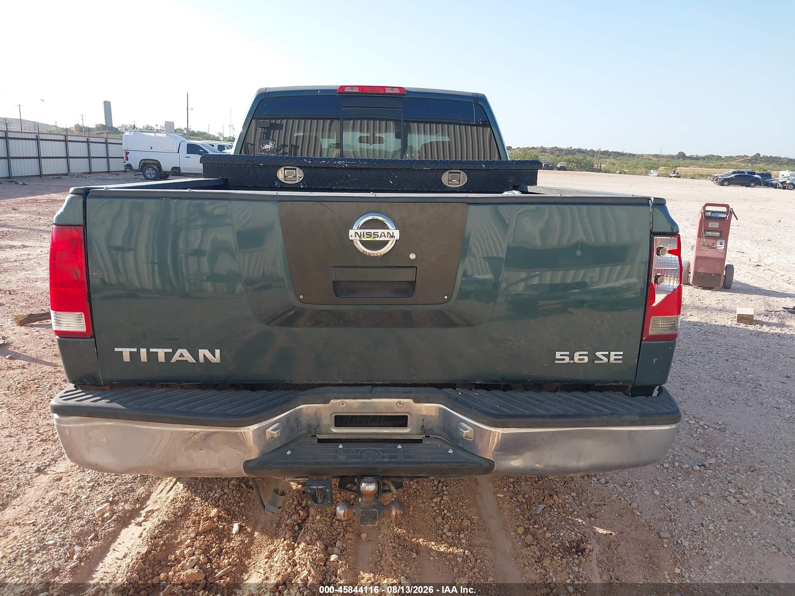 2005 Nissan Titan Se Blue vin: 1N6BA06A65N518370