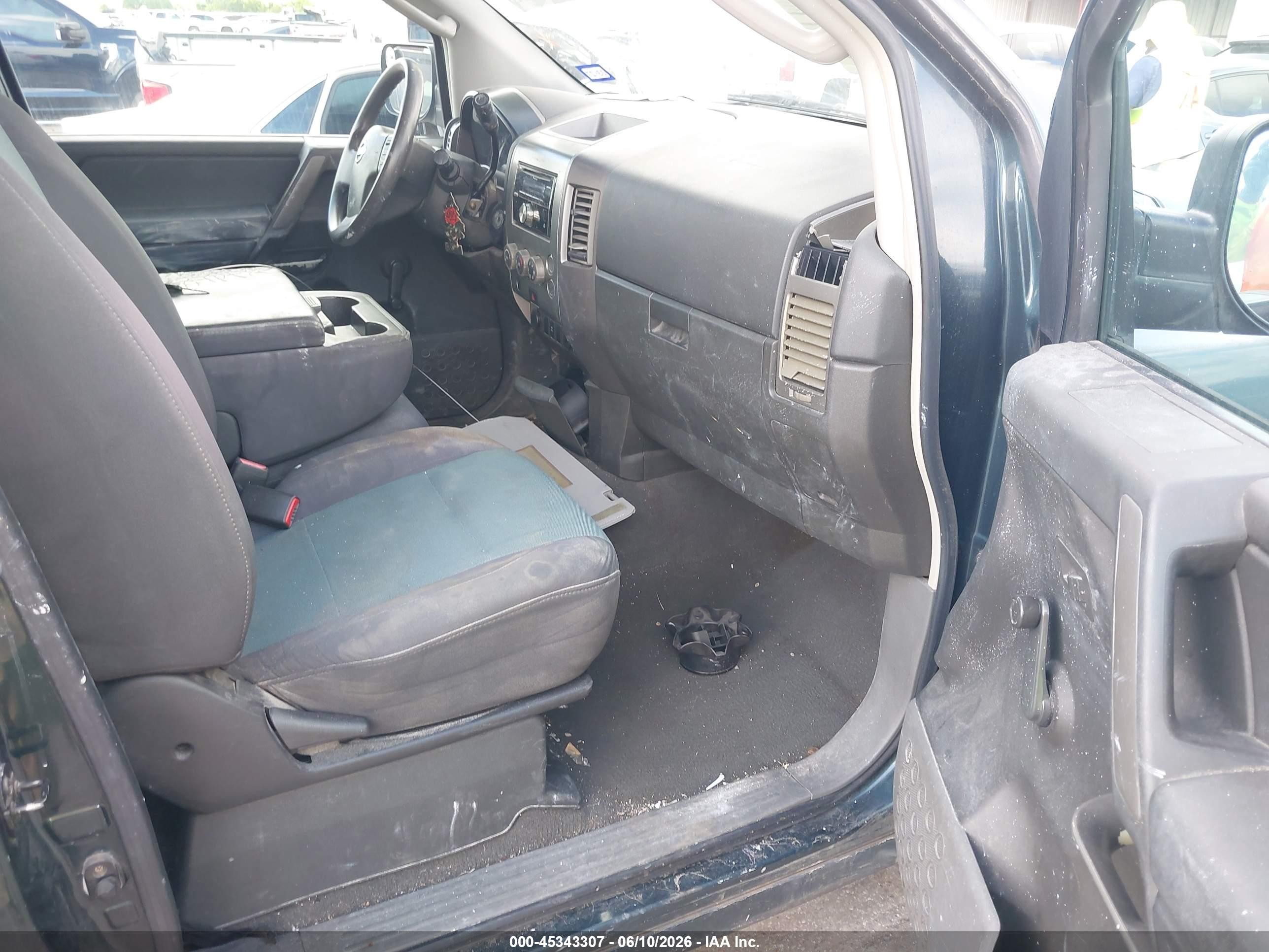 2005 Nissan Titan Xe Green vin: 1N6BA06A65N578696