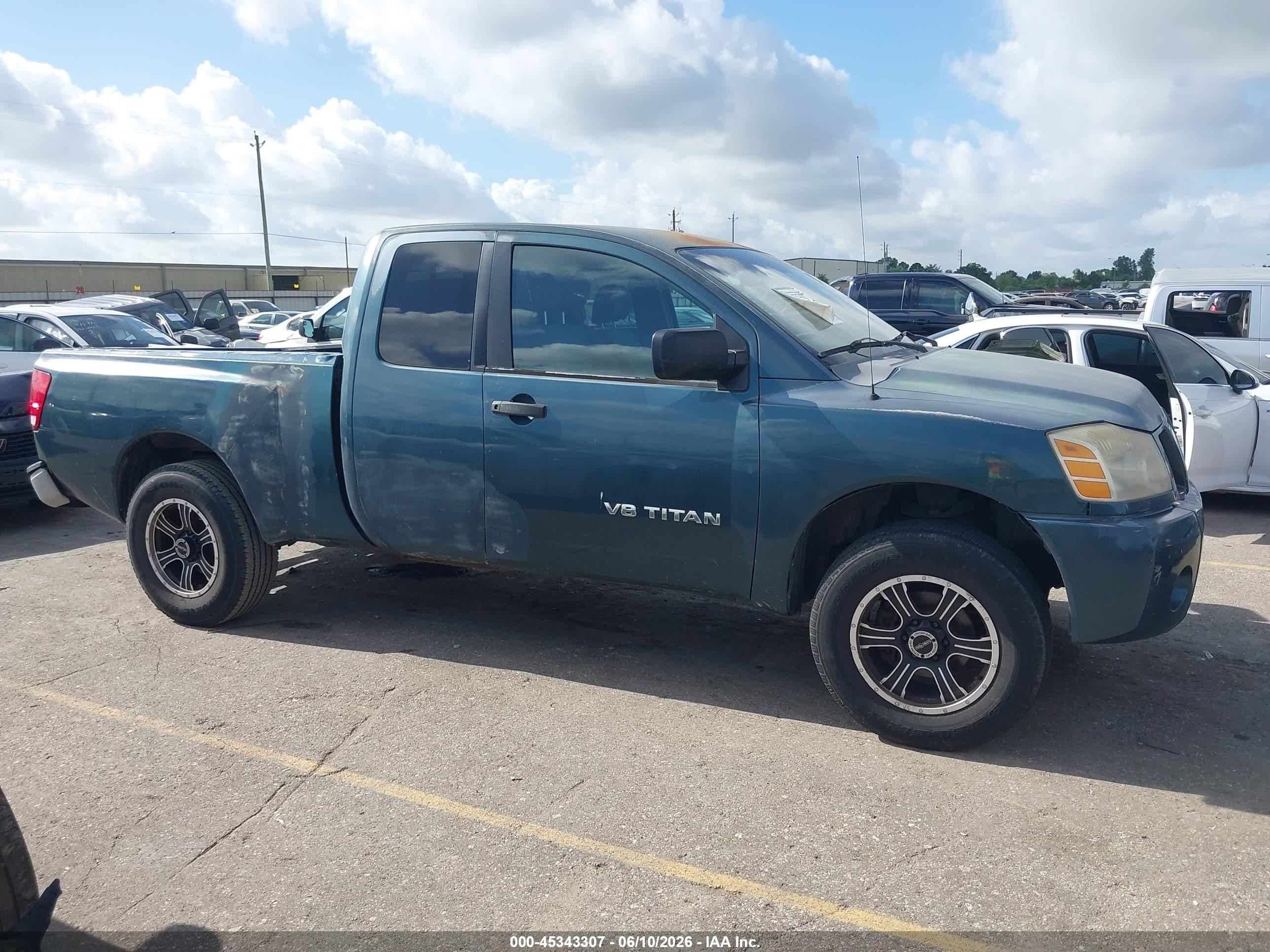 2005 Nissan Titan Xe Green vin: 1N6BA06A65N578696