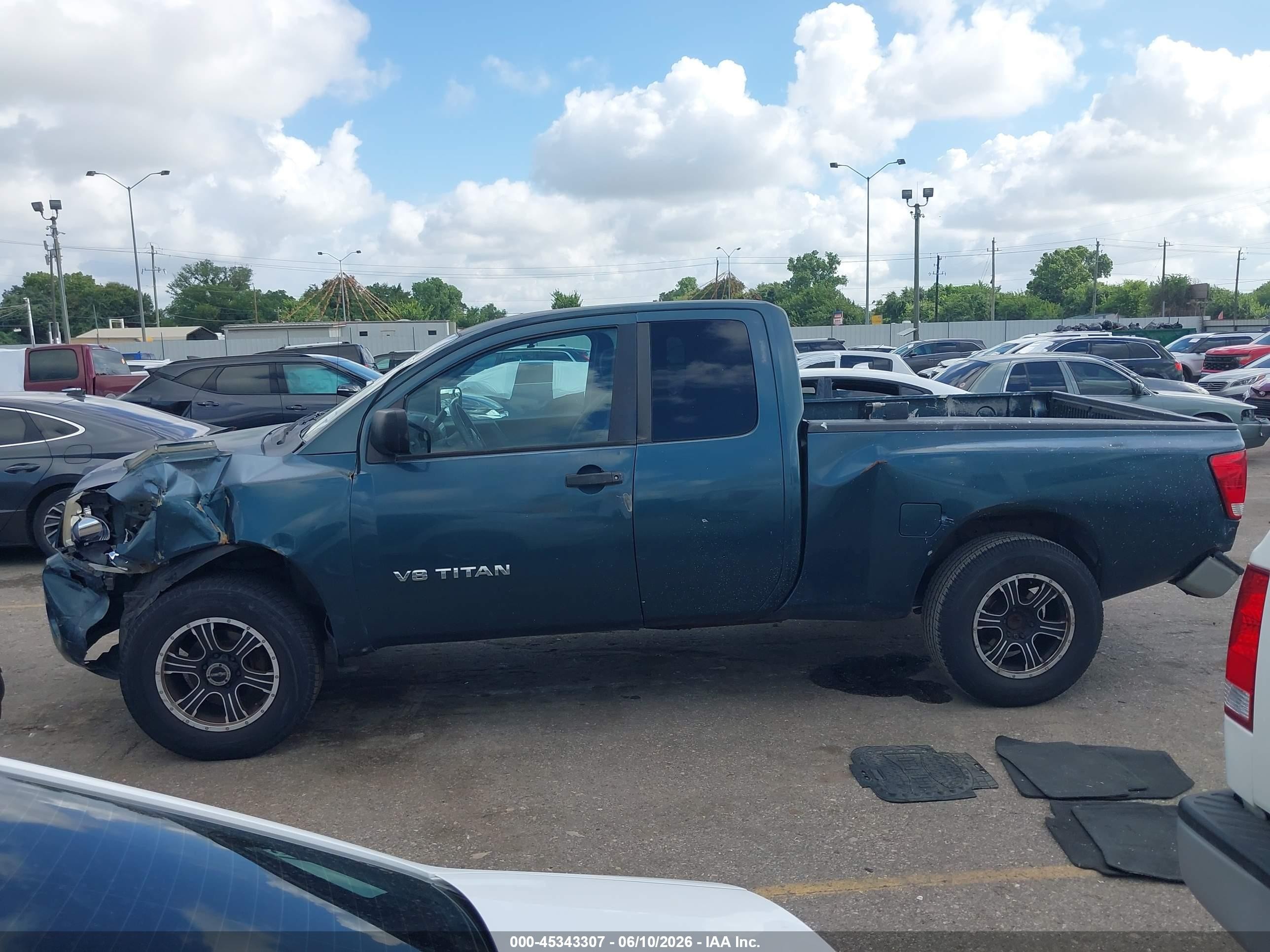 2005 Nissan Titan Xe Green vin: 1N6BA06A65N578696