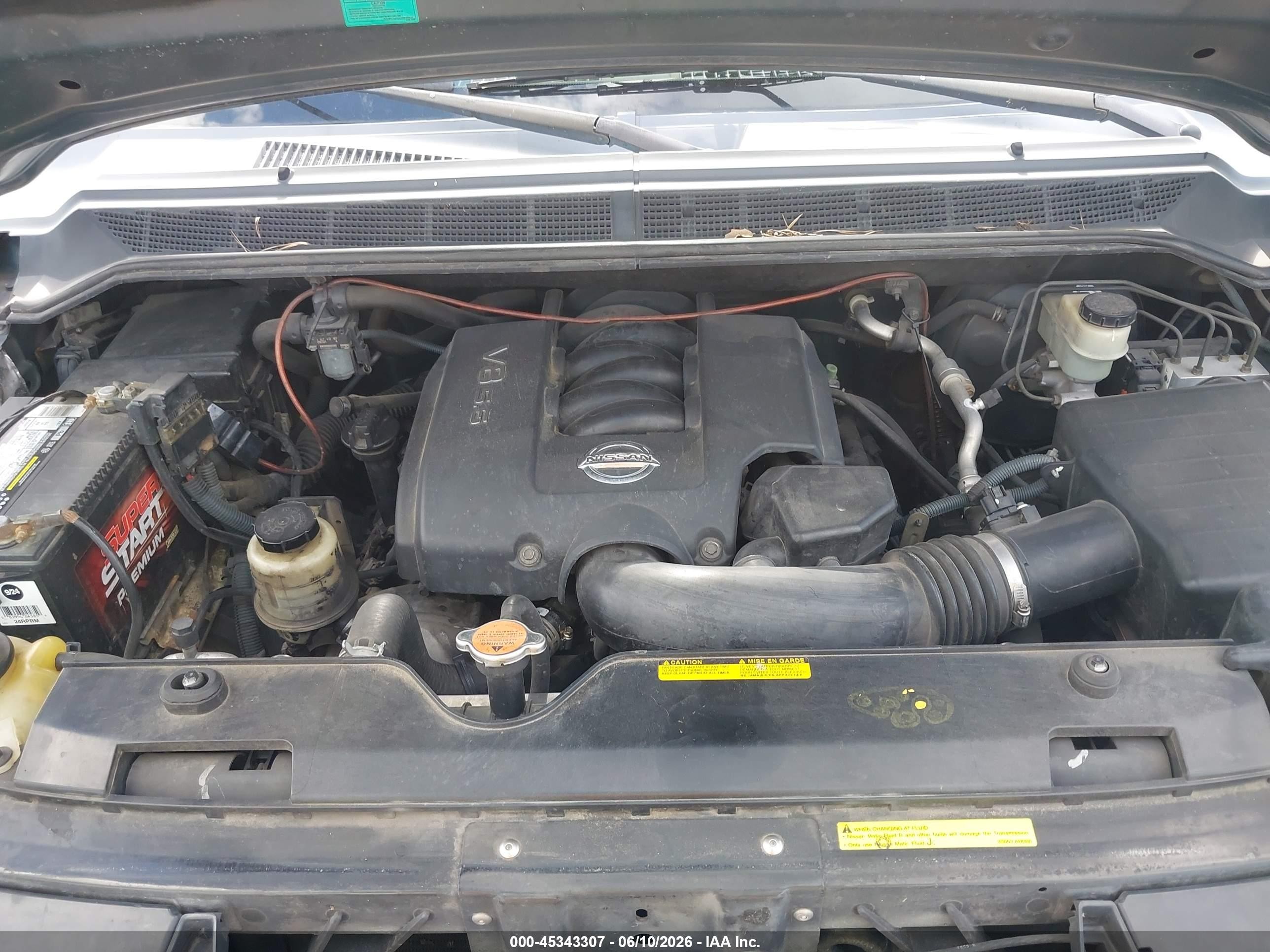 2005 Nissan Titan Xe Green vin: 1N6BA06A65N578696