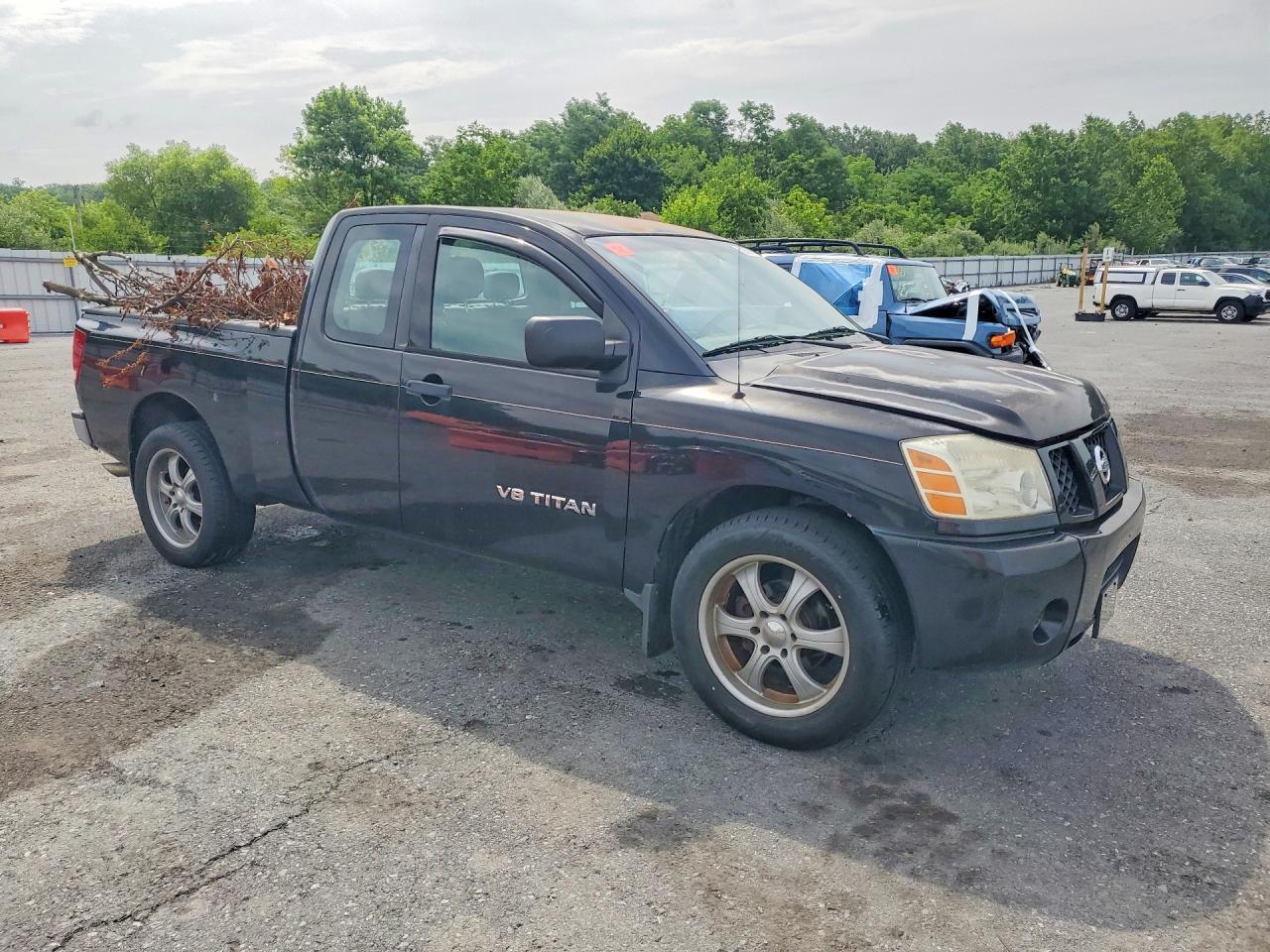 2006 Nissan Titan Черный vin: 1N6BA06A66N559096