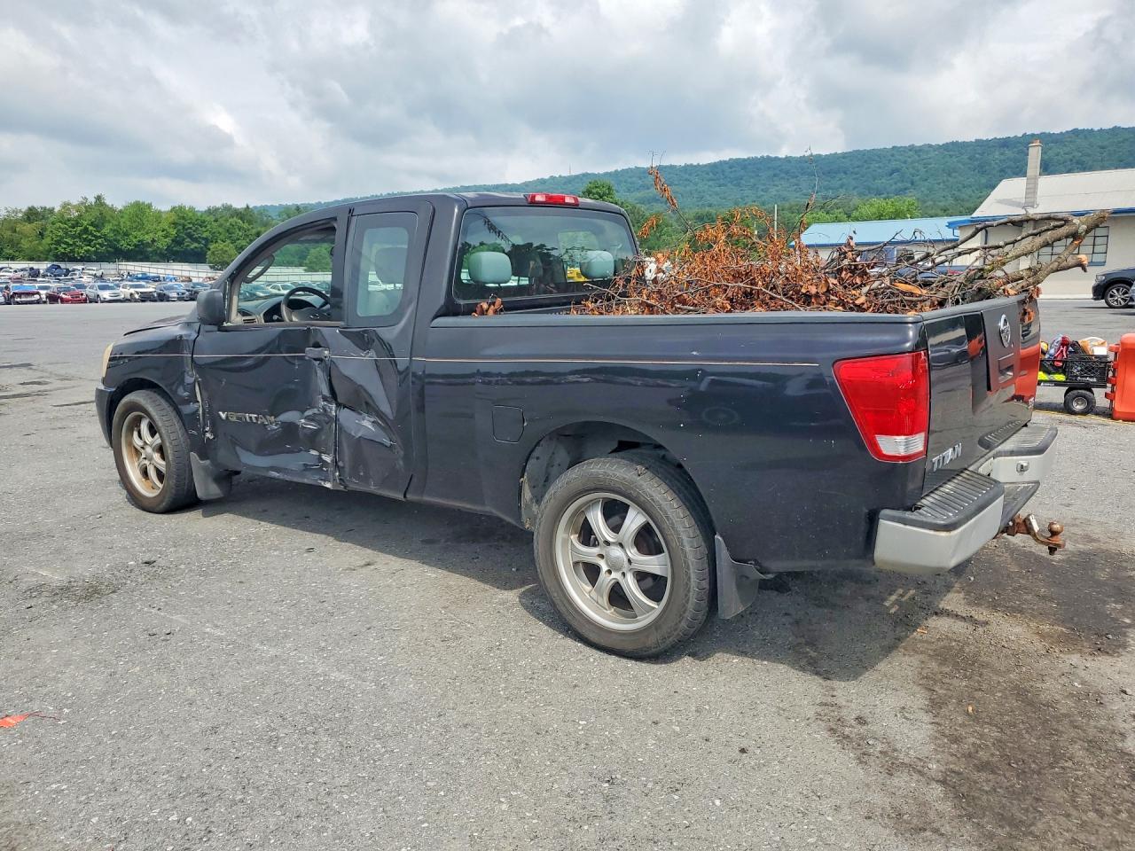 2006 Nissan Titan Черный vin: 1N6BA06A66N559096