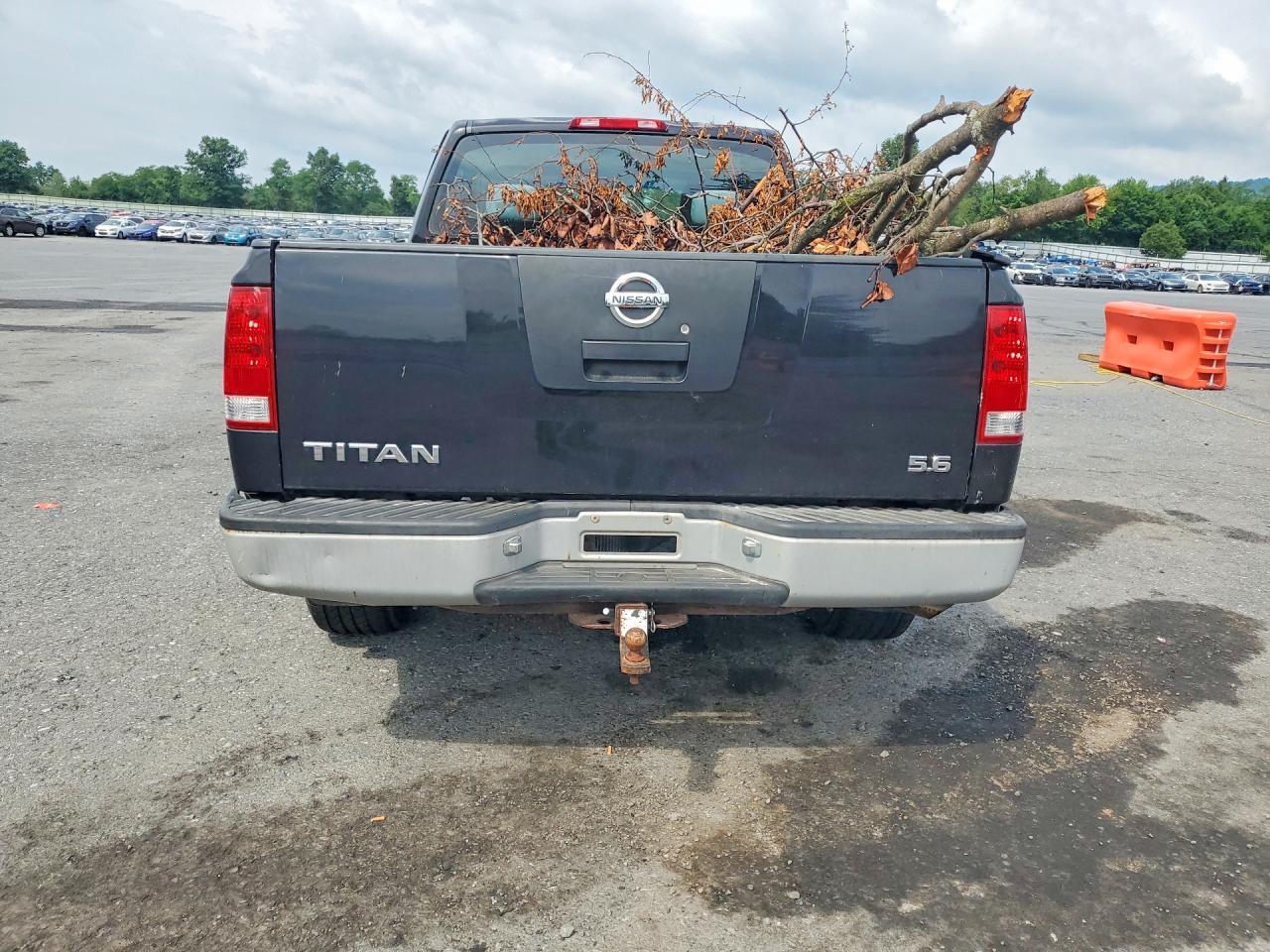 2006 Nissan Titan Черный vin: 1N6BA06A66N559096