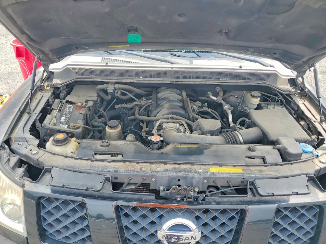 2006 Nissan Titan Черный vin: 1N6BA06A66N559096