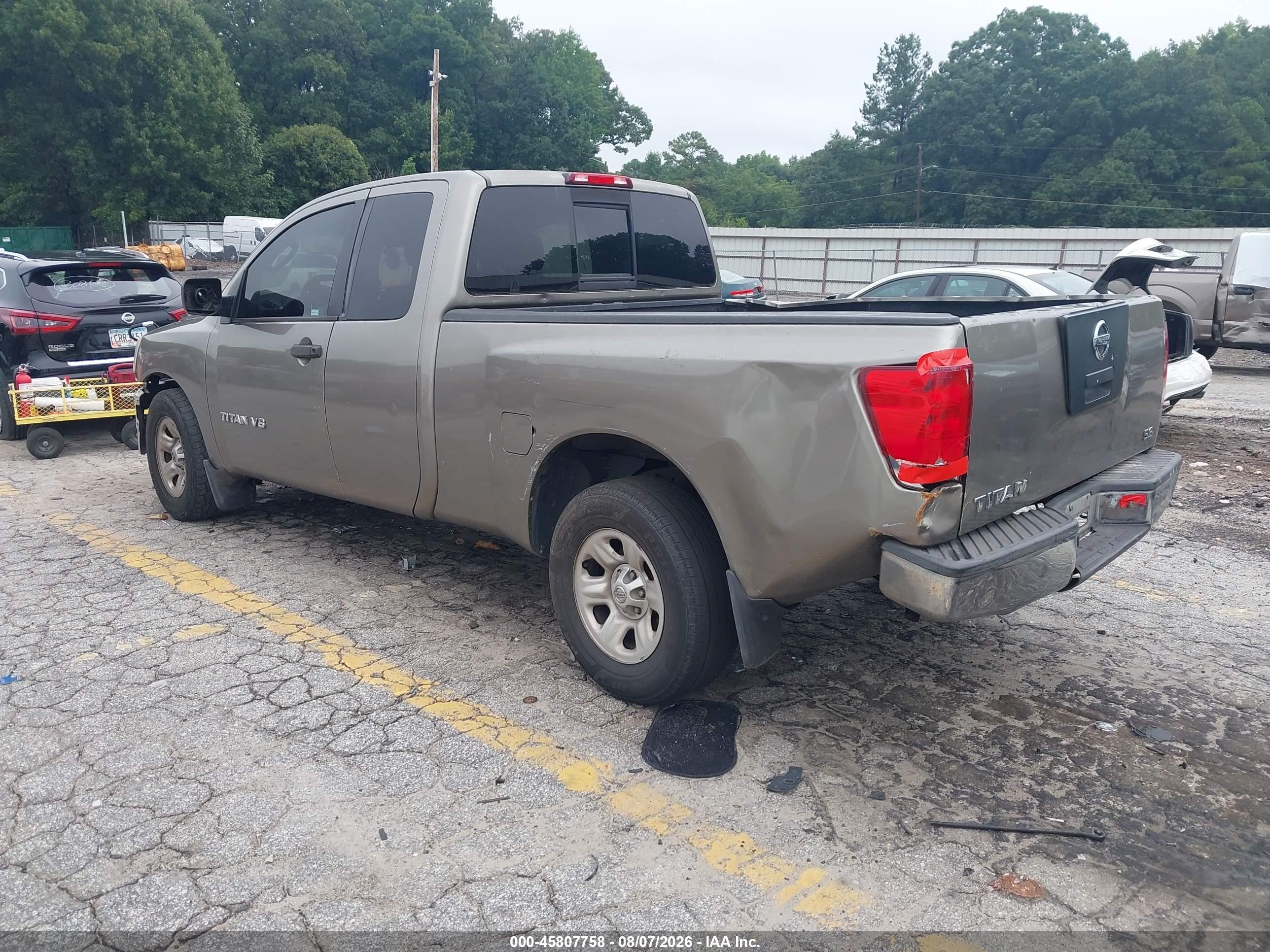2007 Nissan Titan Xe Tan vin: 1N6BA06A67N206617