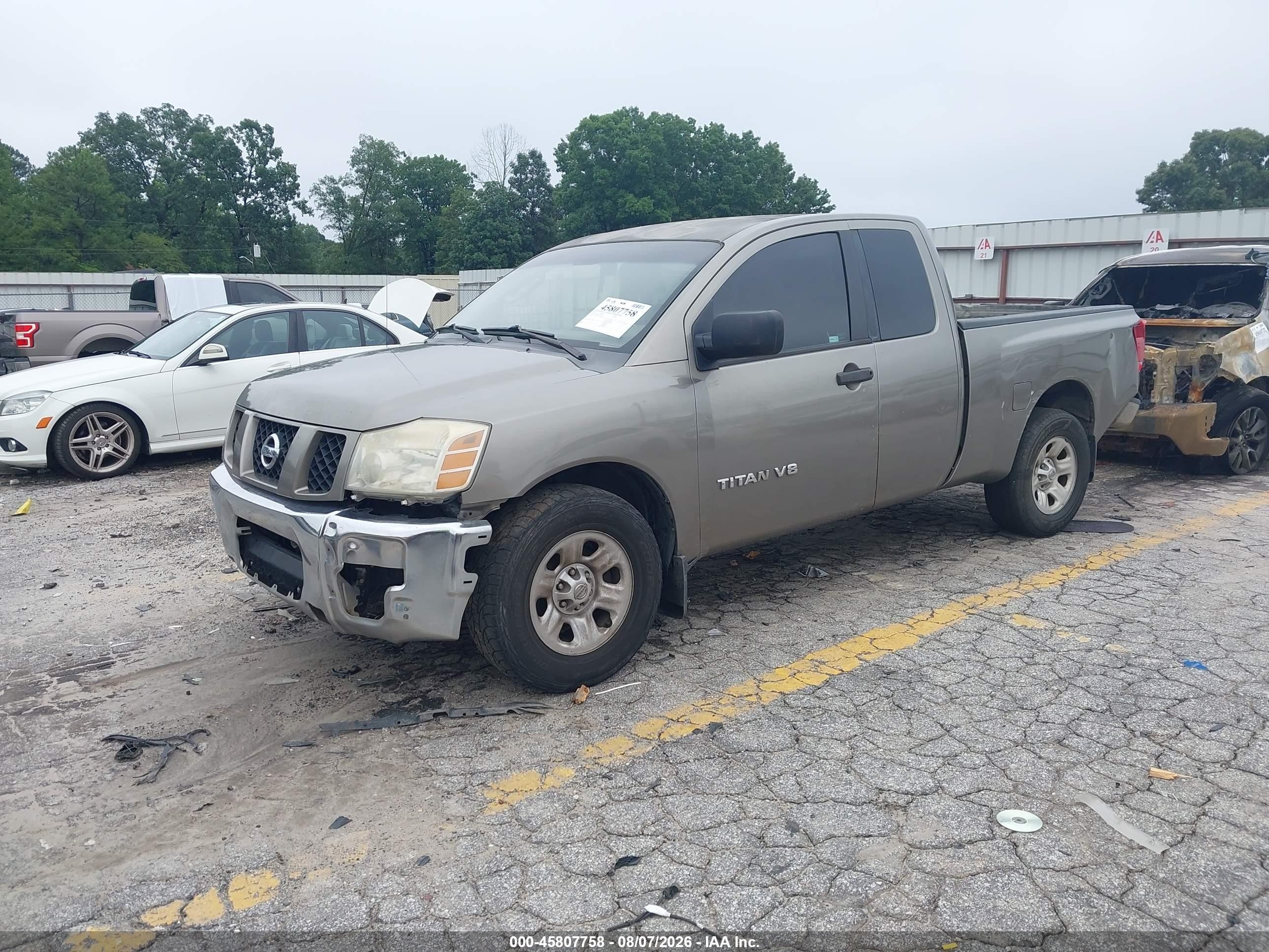 2007 Nissan Titan Xe Tan vin: 1N6BA06A67N206617