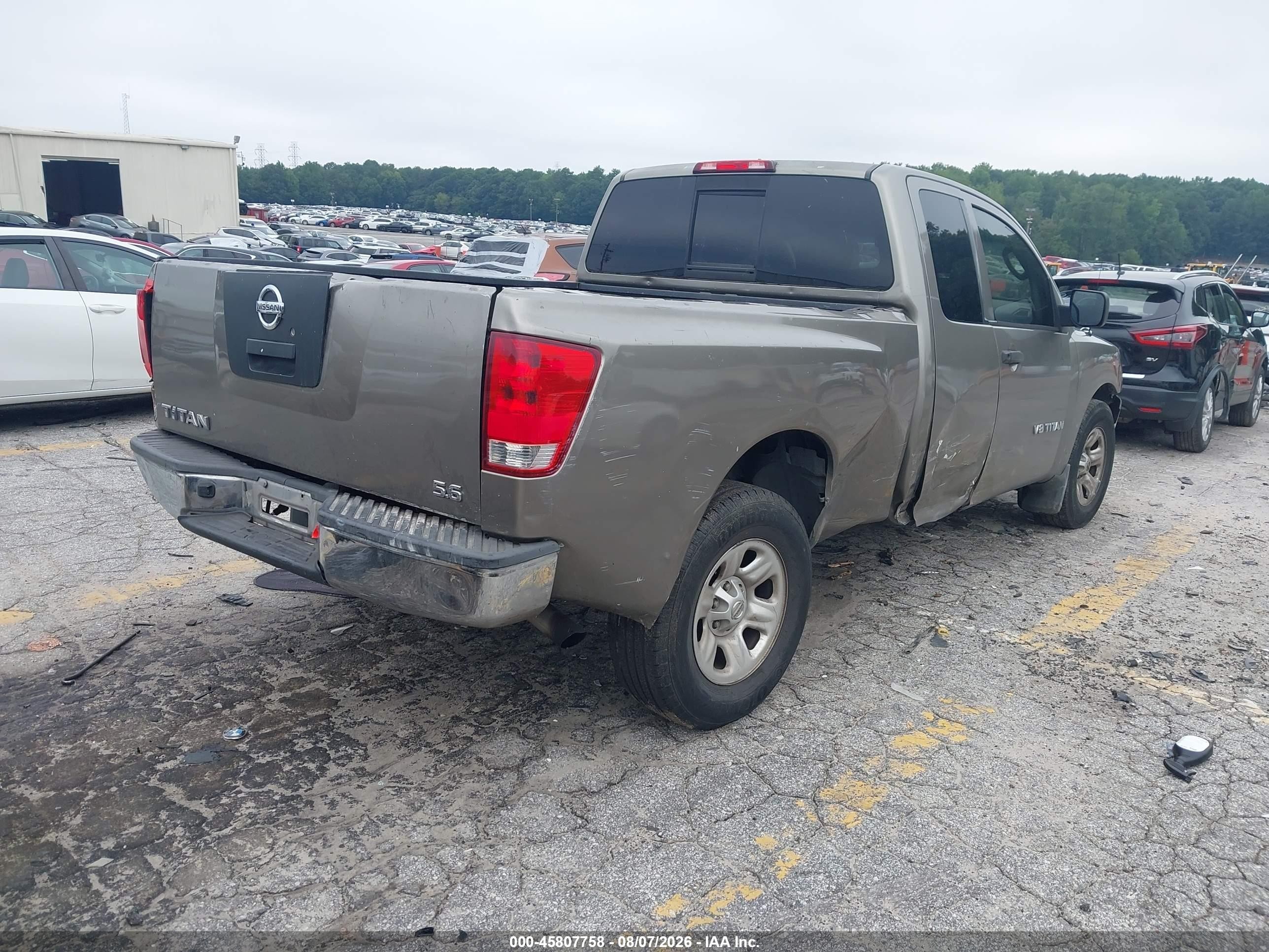 2007 Nissan Titan Xe Tan vin: 1N6BA06A67N206617