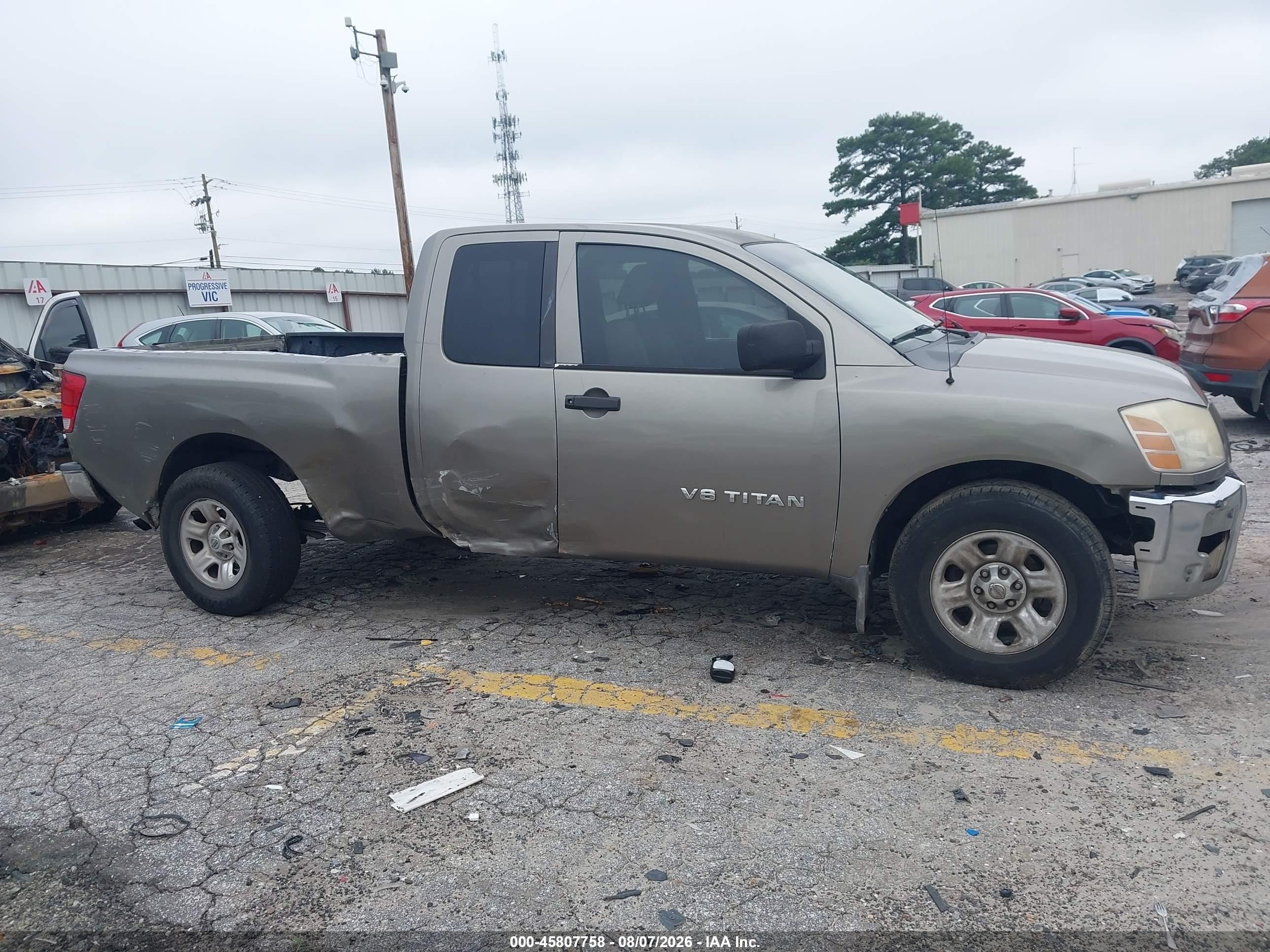 2007 Nissan Titan Xe Tan vin: 1N6BA06A67N206617