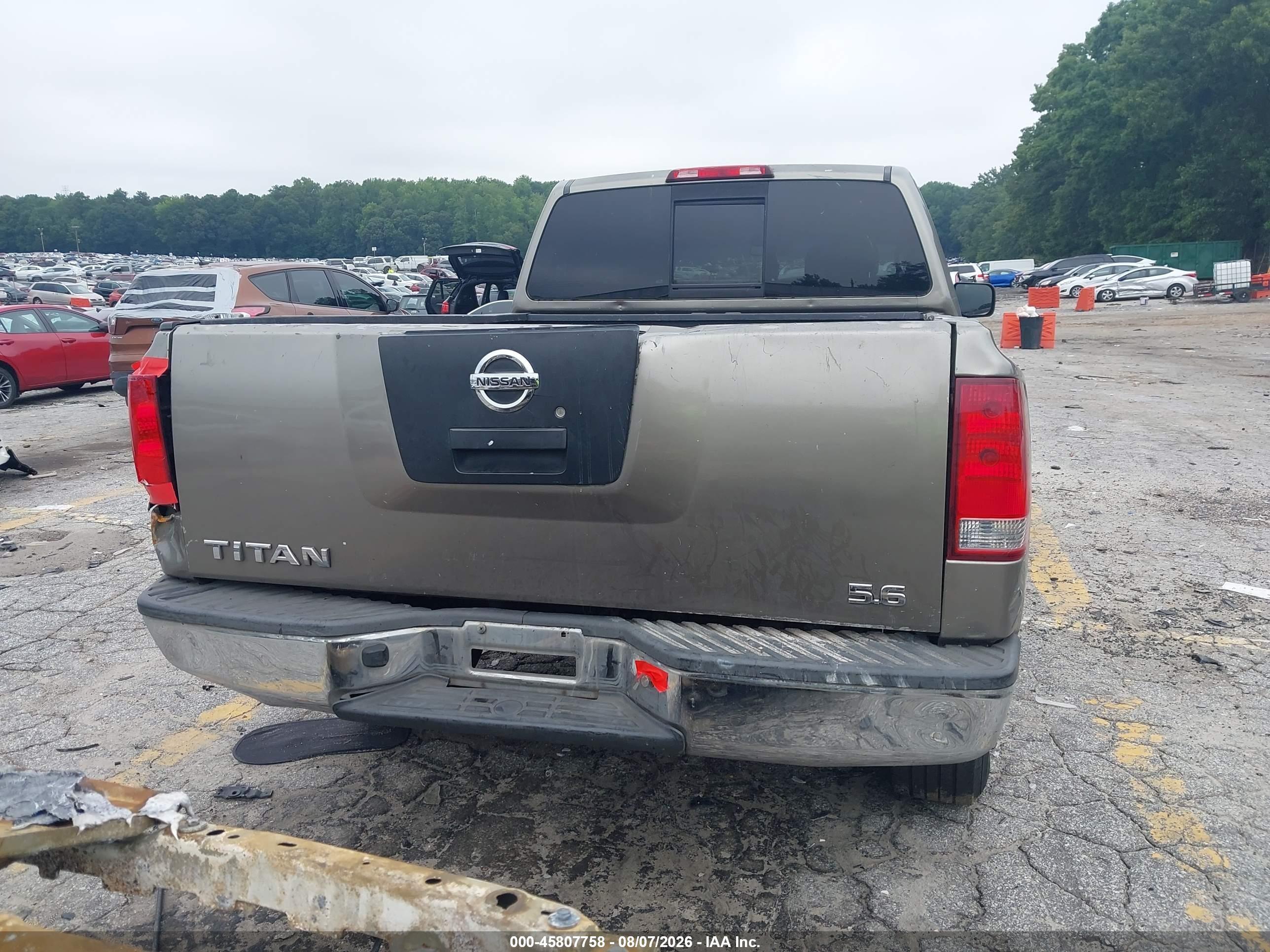 2007 Nissan Titan Xe Tan vin: 1N6BA06A67N206617