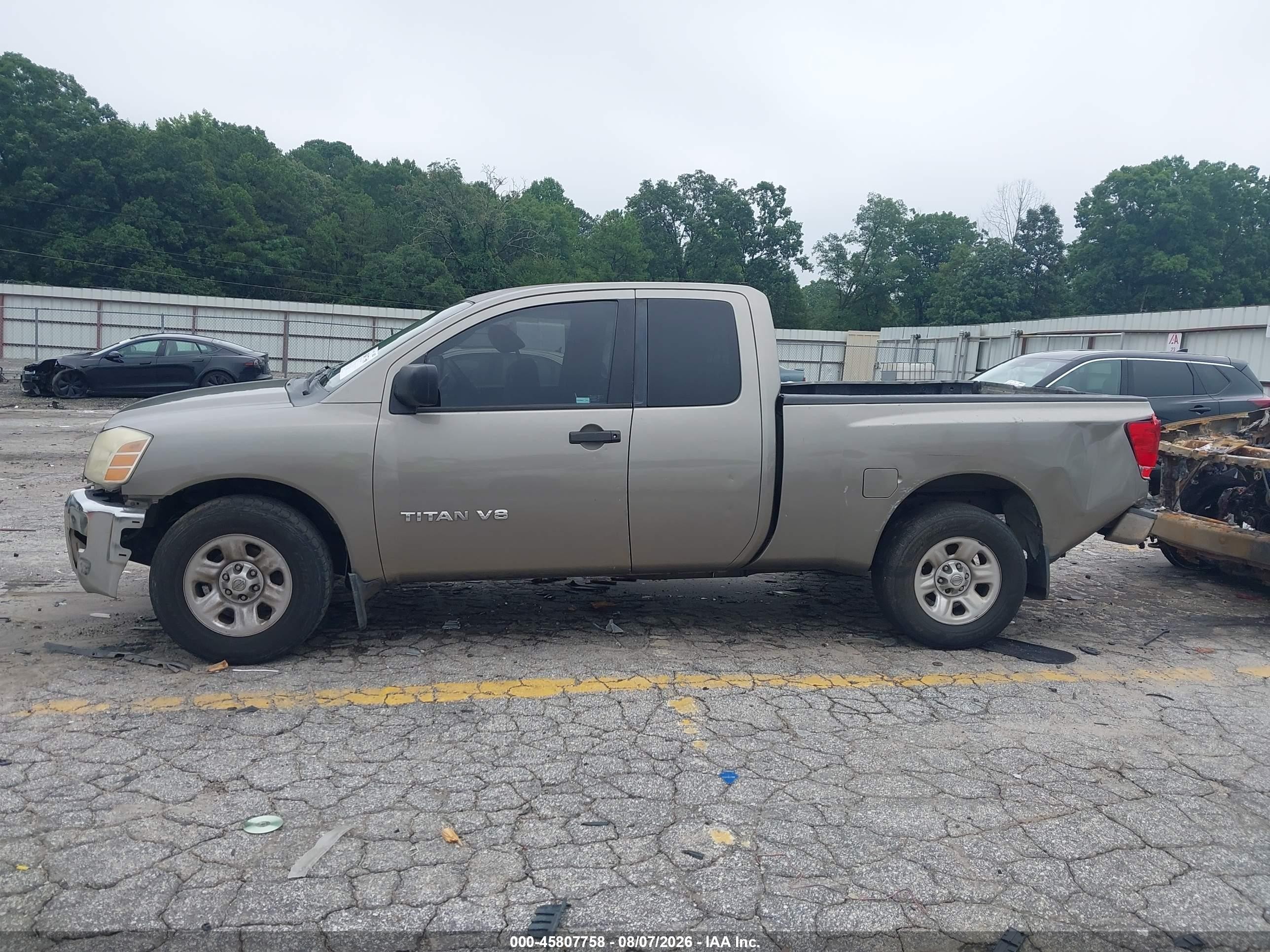 2007 Nissan Titan Xe Tan vin: 1N6BA06A67N206617