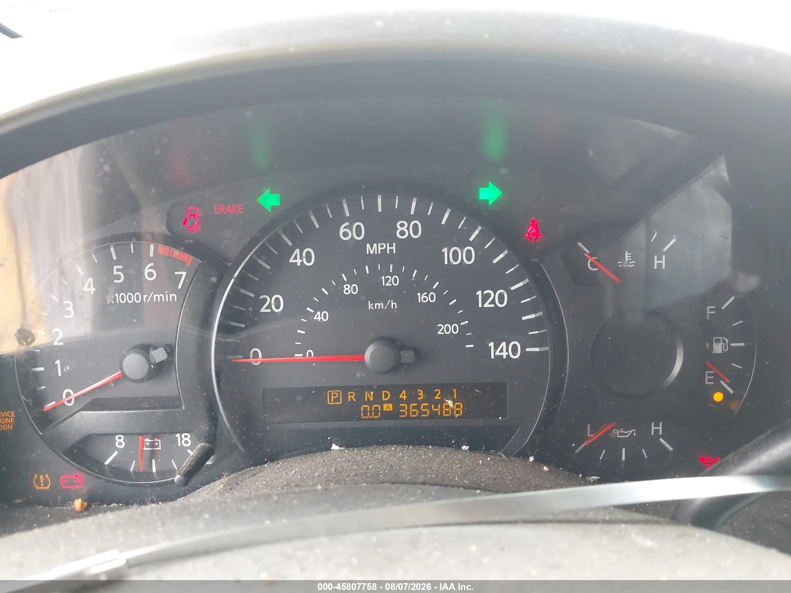 2007 Nissan Titan Xe Tan vin: 1N6BA06A67N206617