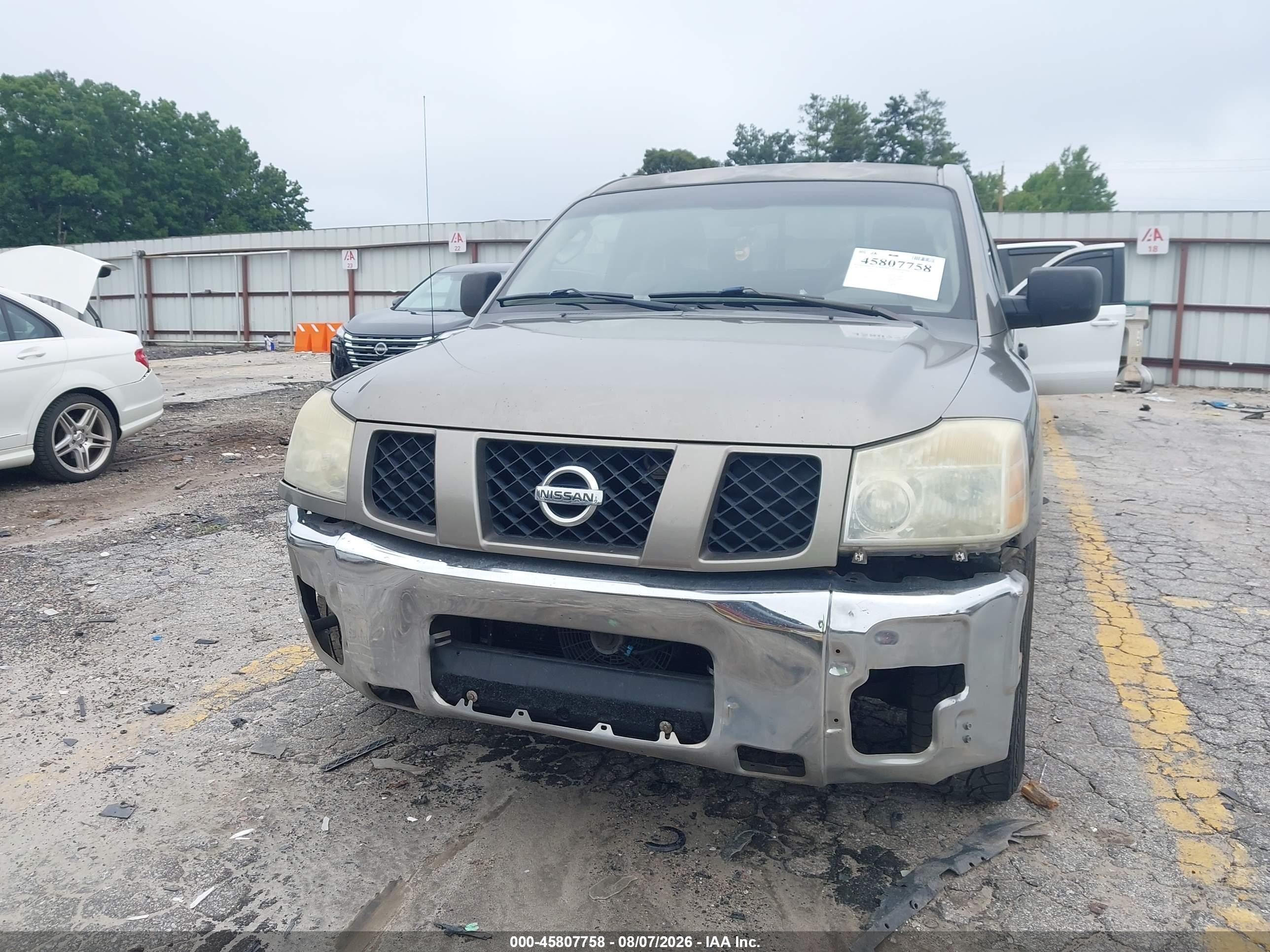 2007 Nissan Titan Xe Tan vin: 1N6BA06A67N206617